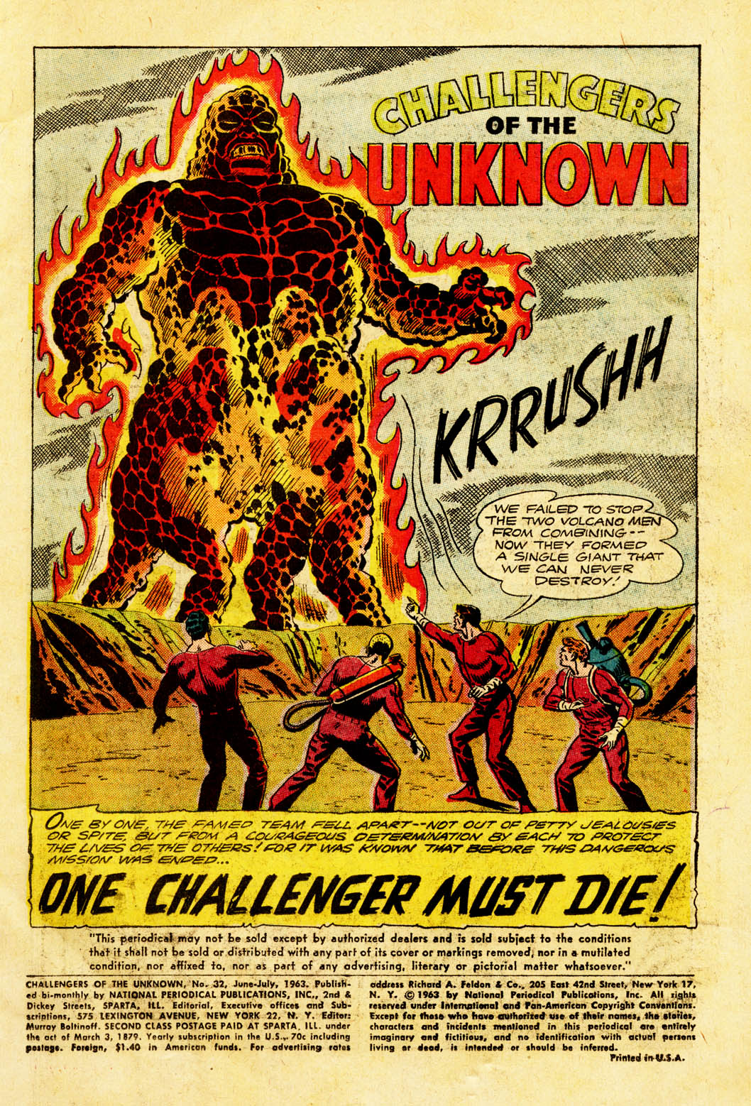 Read online Challengers of the Unknown (1958) comic -  Issue #32 - 3