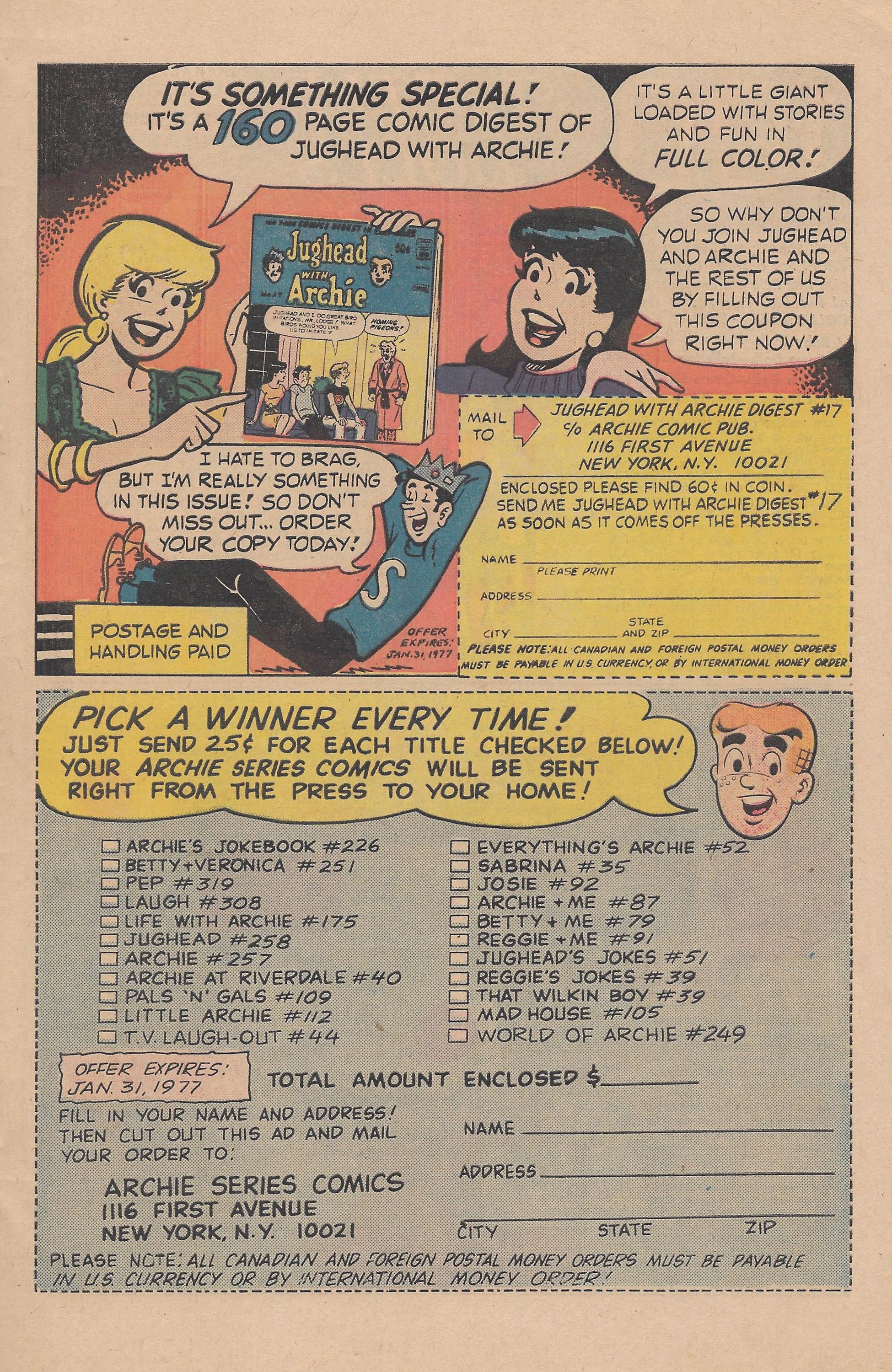 Read online Archie Giant Series Magazine comic -  Issue #251 - 27