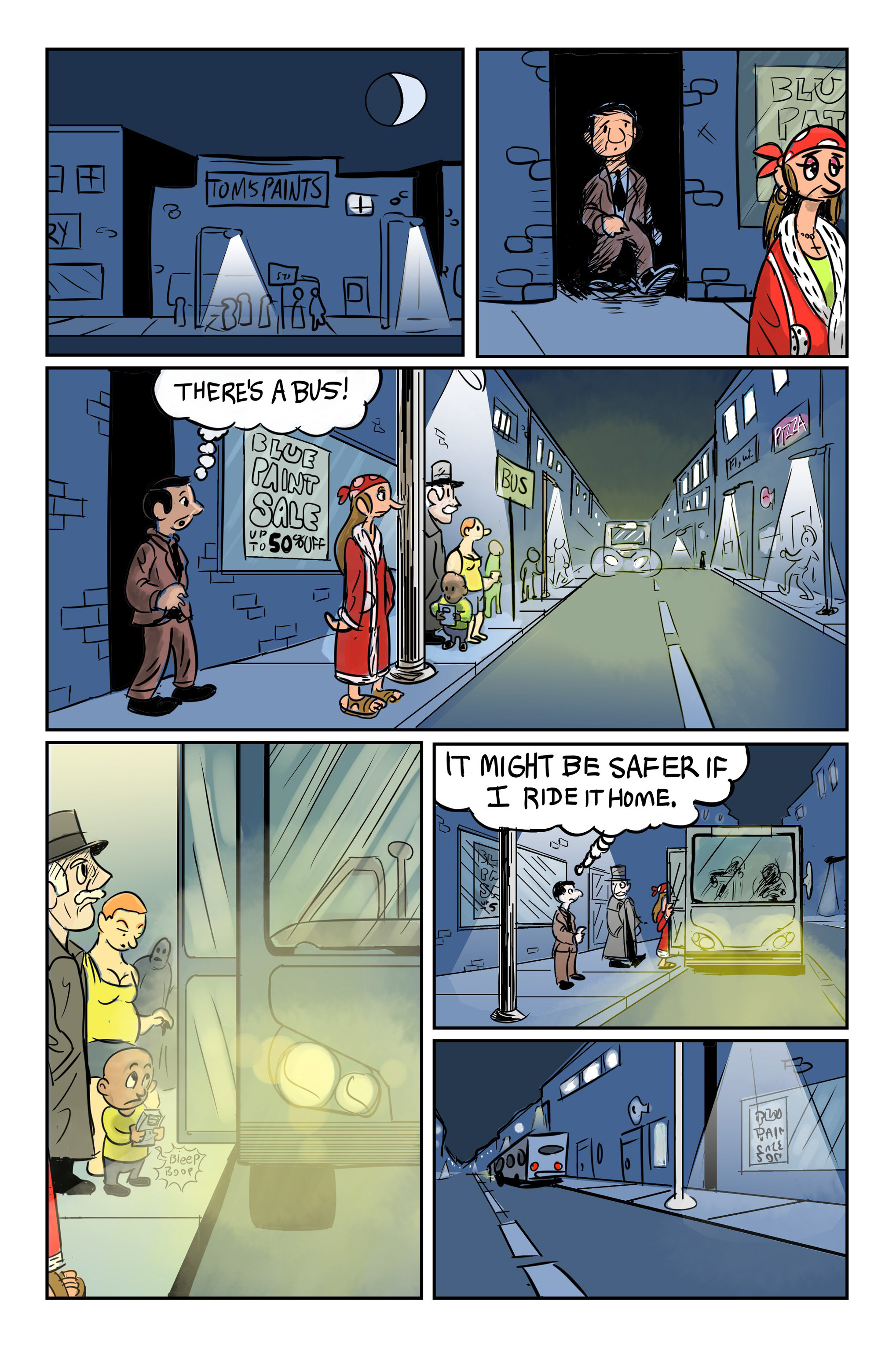 Read online Philip K. Dick's The Hanging Stranger comic -  Issue # Full - 12