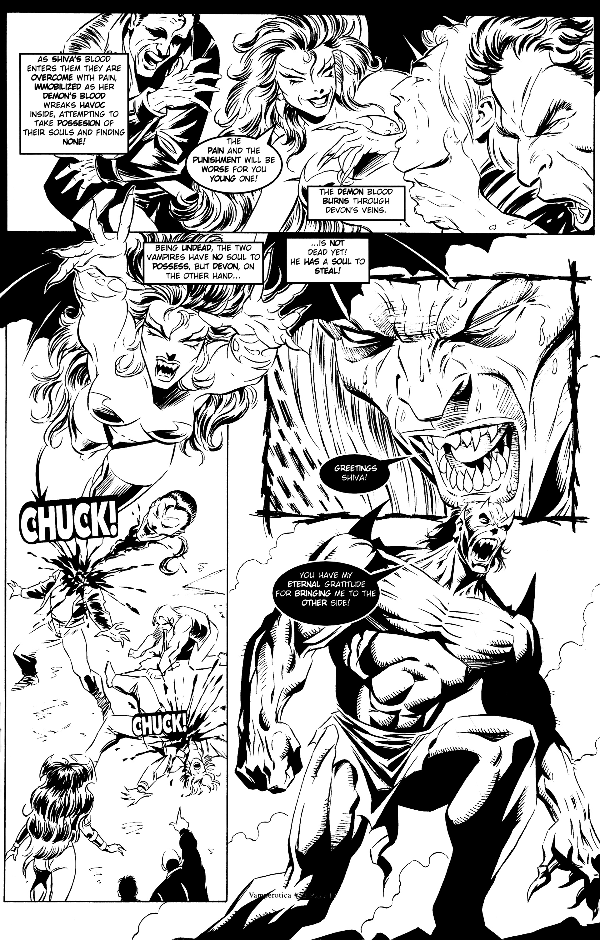 Read online Vamperotica comic -  Issue #32 - 14