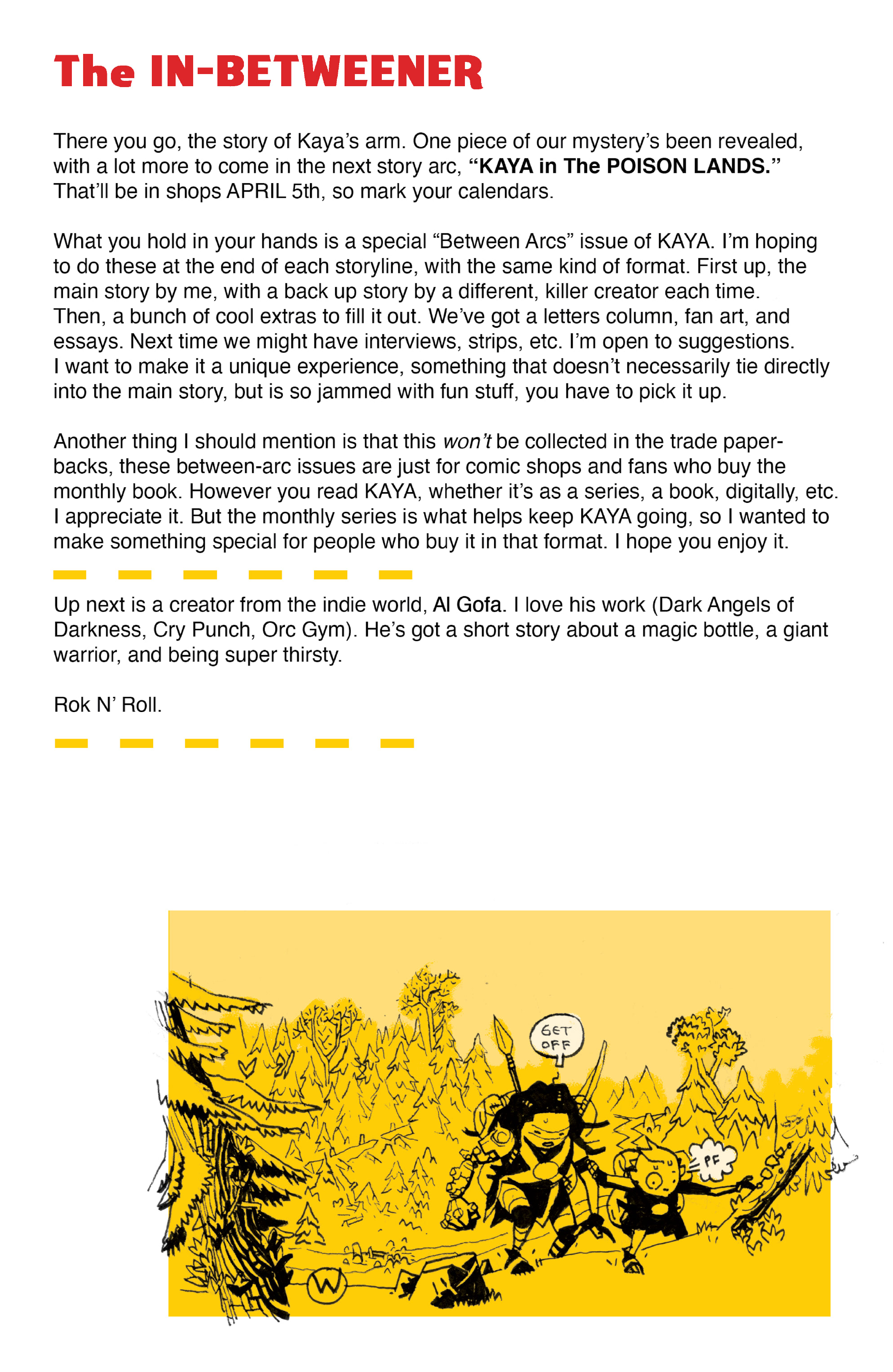 Read online Kaya comic -  Issue #6 - 20