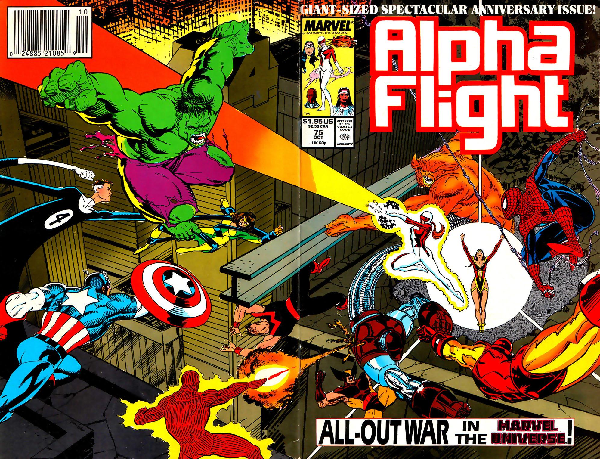Read online Alpha Flight (1983) comic -  Issue #75 - 1