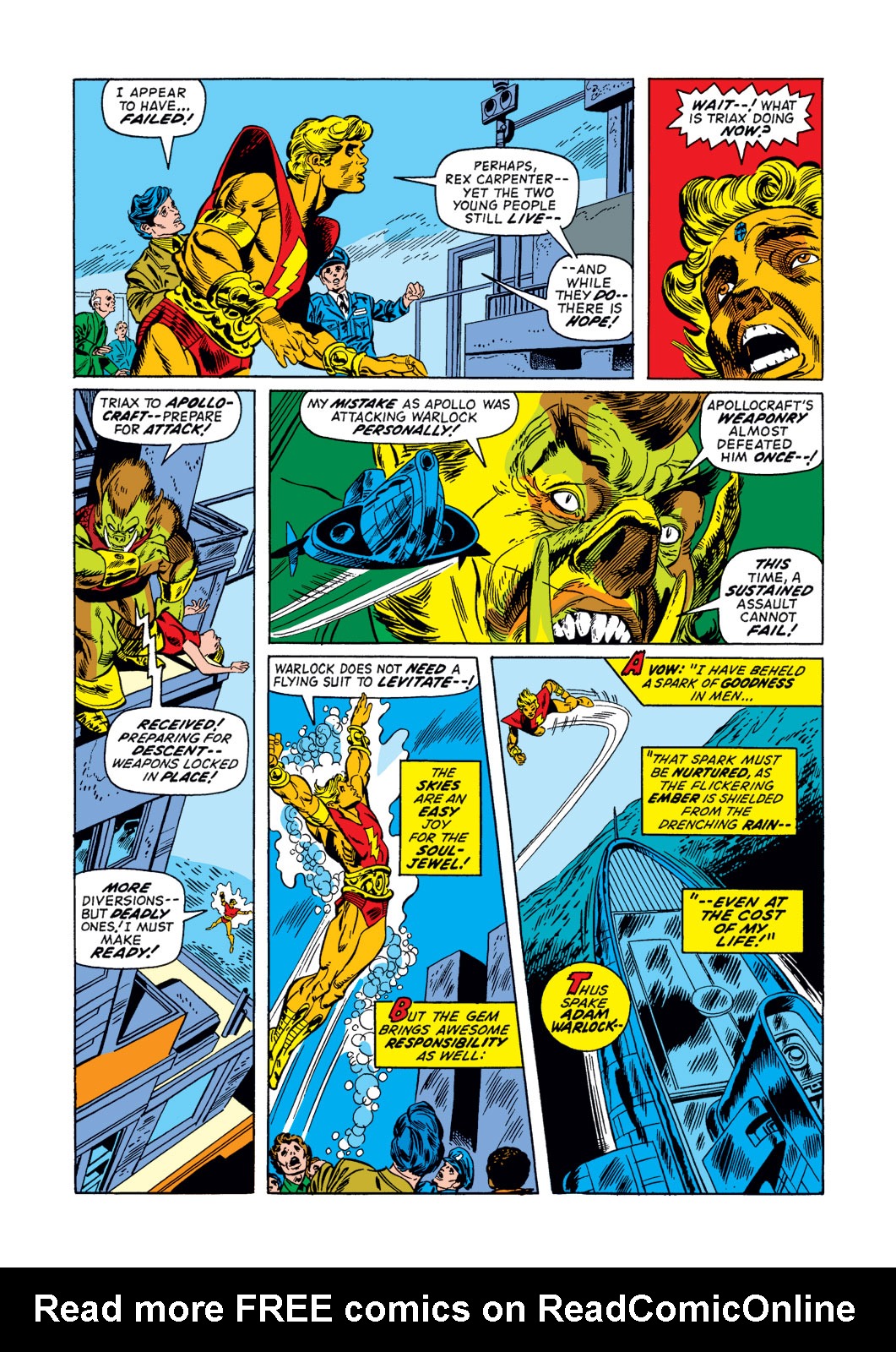 Read online Warlock (1972) comic -  Issue #4 - 10