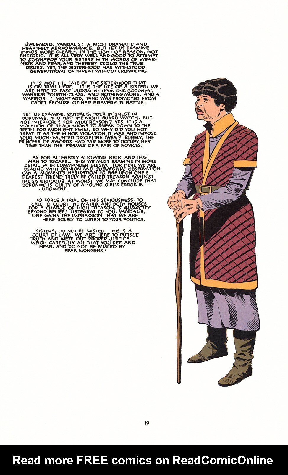 Read online Sisterhood of Steel comic -  Issue #7 - 21