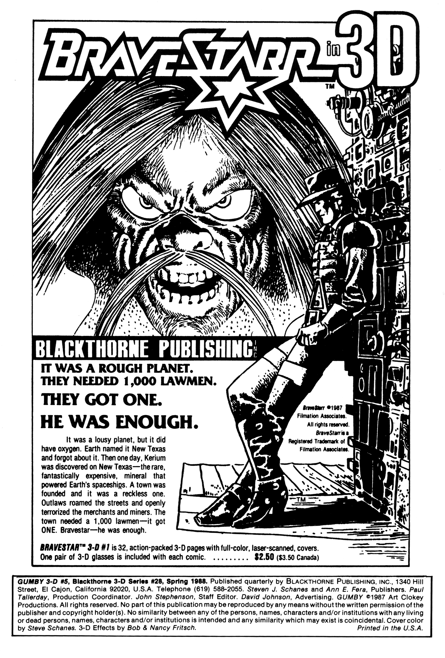 Read online Blackthorne 3-D Series comic -  Issue #28 - 2