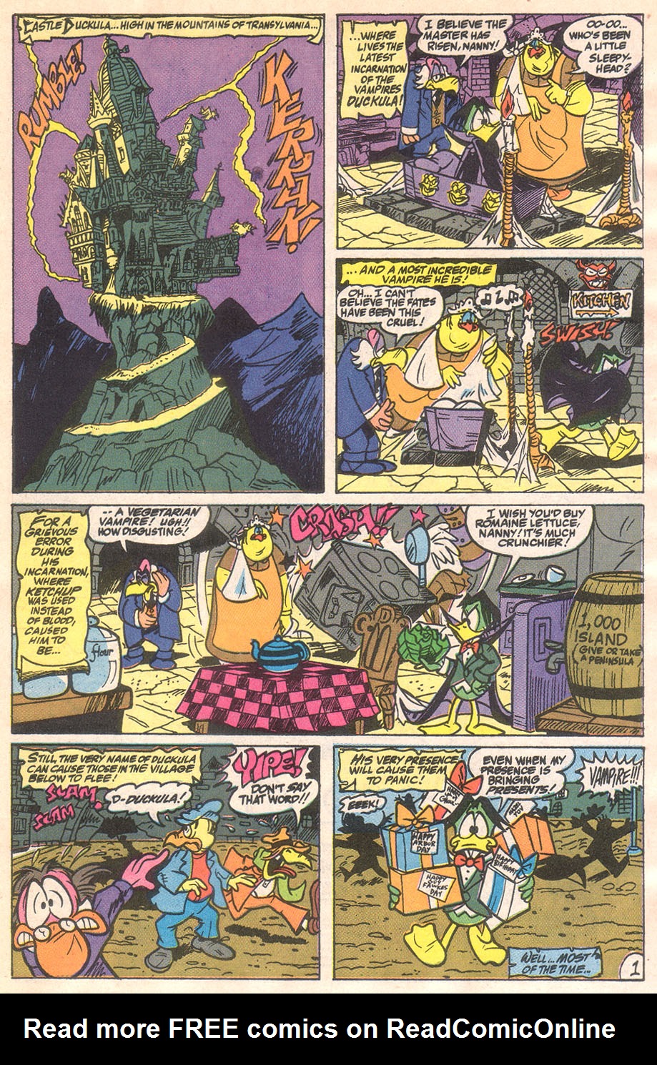 Read online Count Duckula comic -  Issue #11 - 3