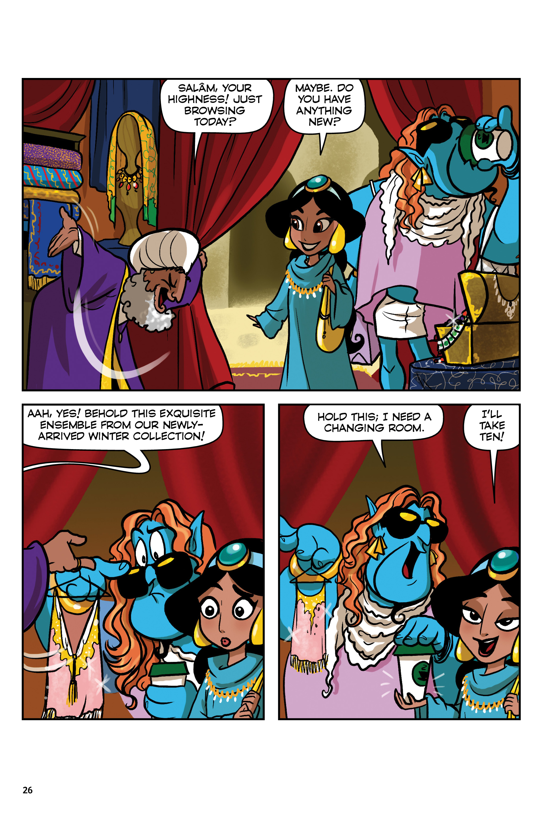 Read online Disney Princess: Friends, Family, Fantastic comic -  Issue # TPB - 28