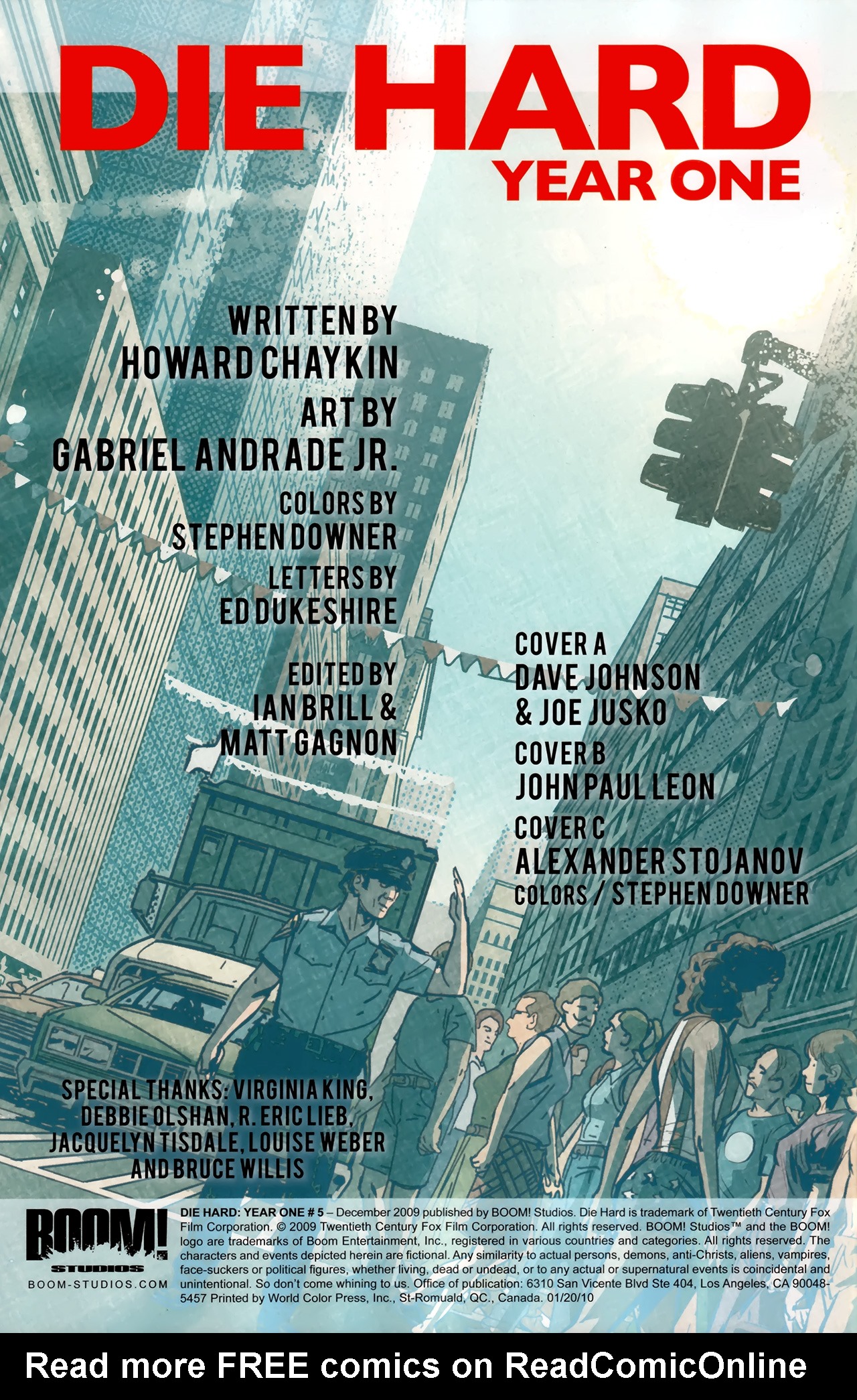 Read online Die Hard: Year One comic -  Issue #5 - 3