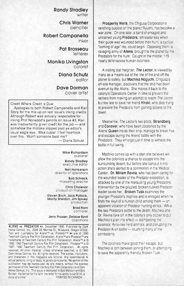 Read online Aliens vs. Predator comic -  Issue #4 - 2