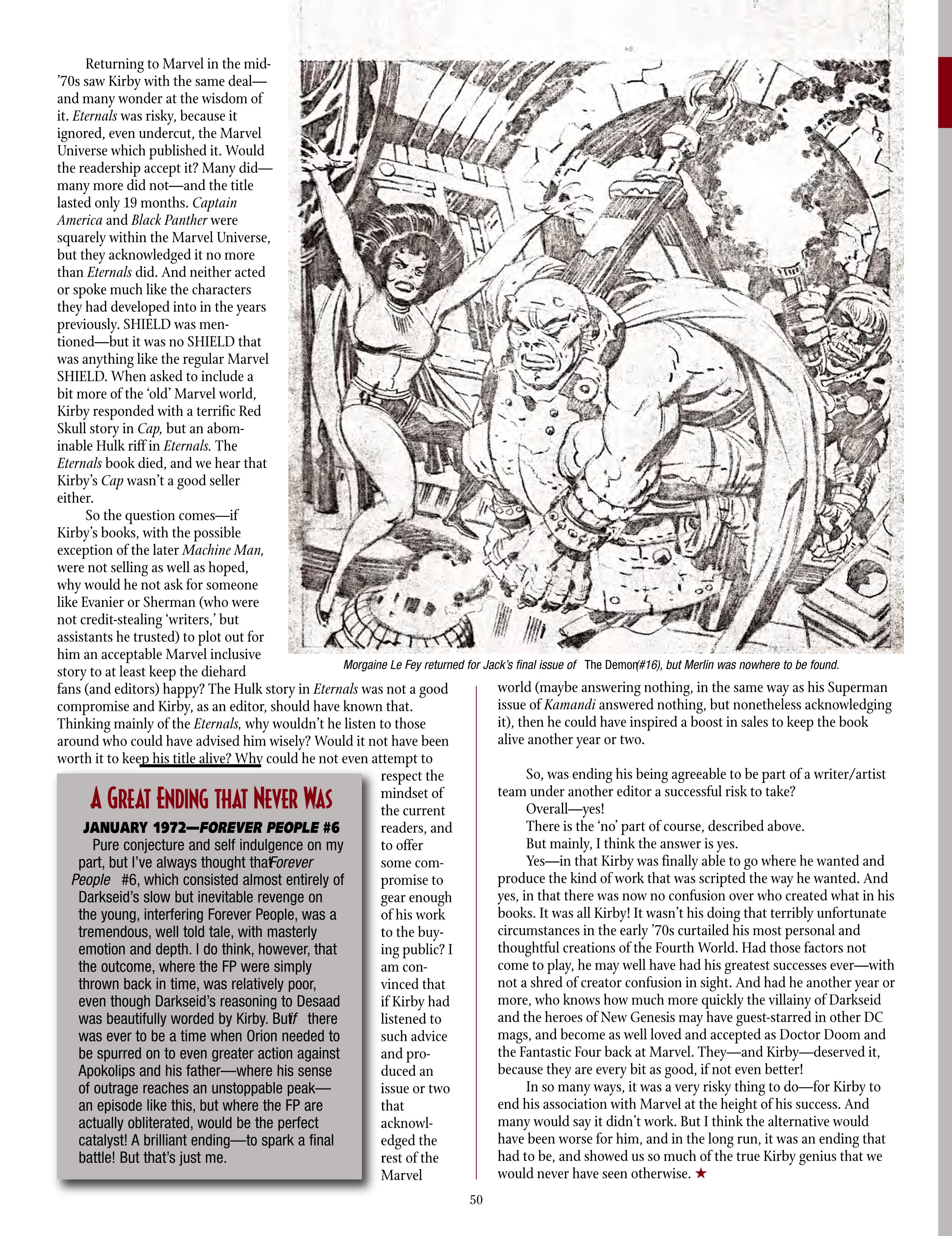 Read online The Jack Kirby Collector comic -  Issue #71 - 52