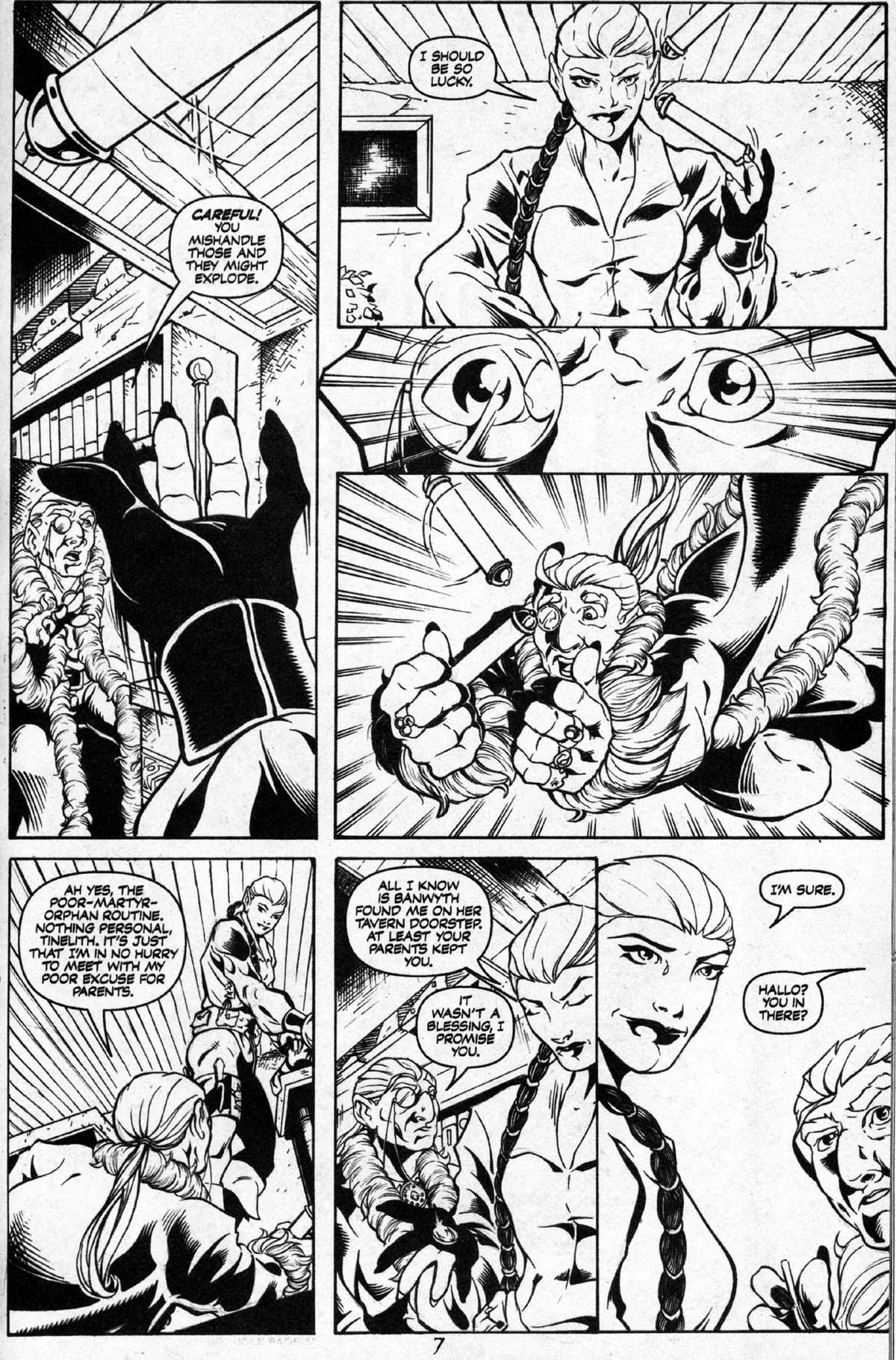 Read online Dungeons & Dragons: Black & White comic -  Issue #1 - 7