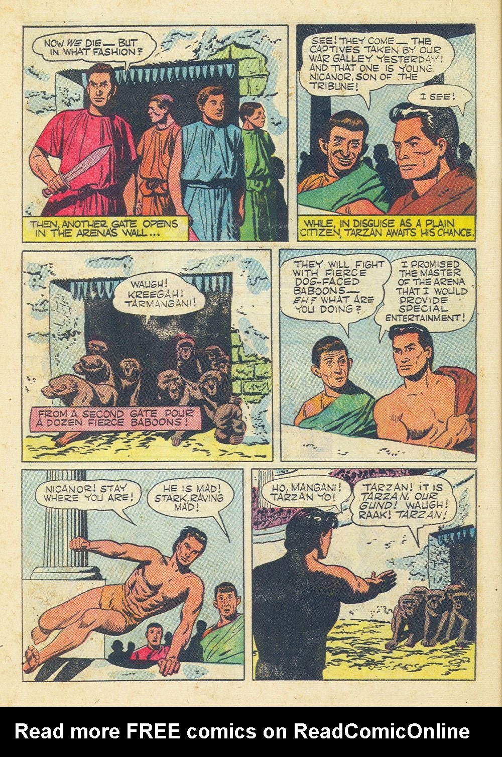 Read online Tarzan (1948) comic -  Issue #58 - 36