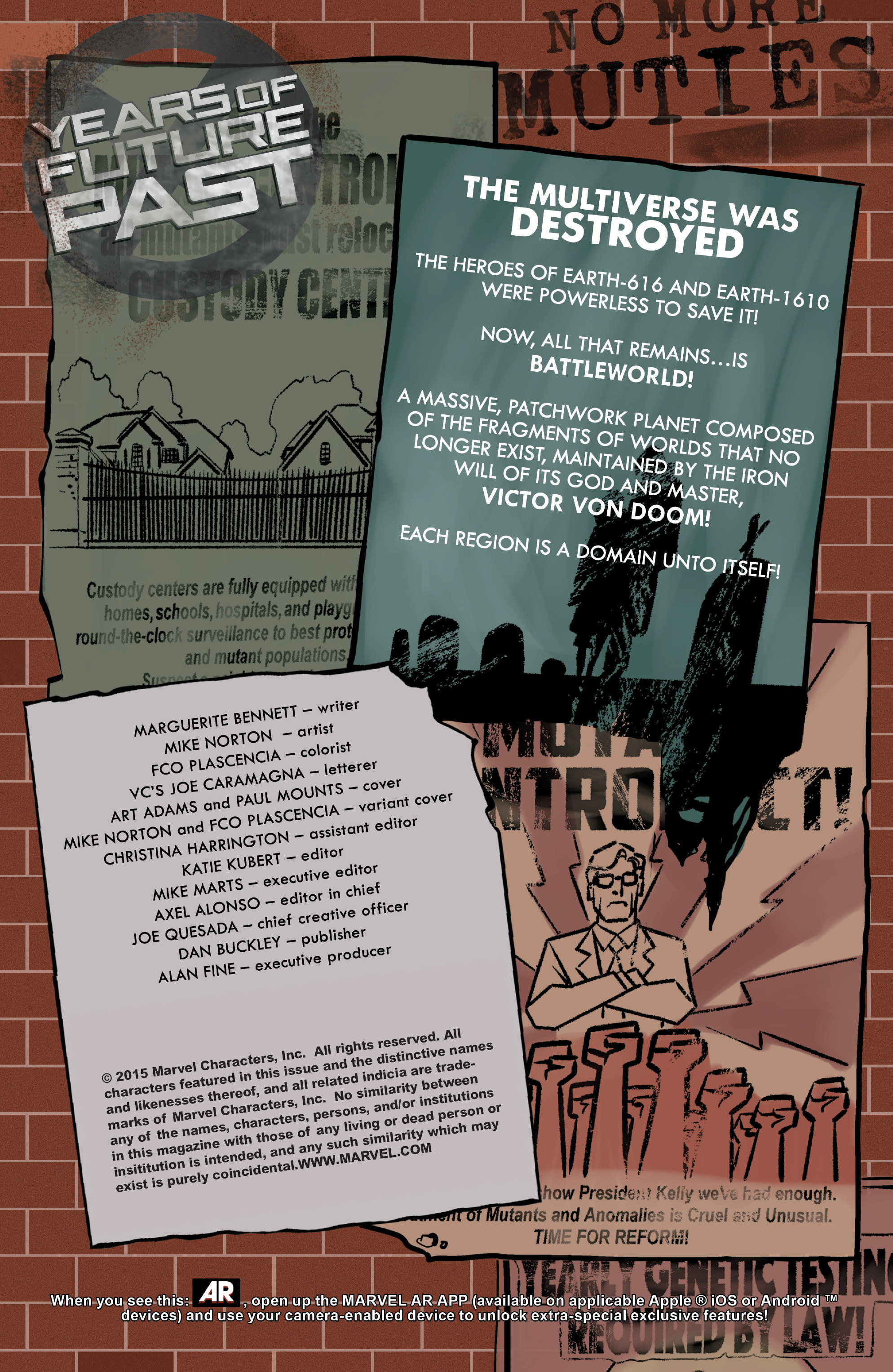 Read online Years of Future Past comic -  Issue #1 - 2