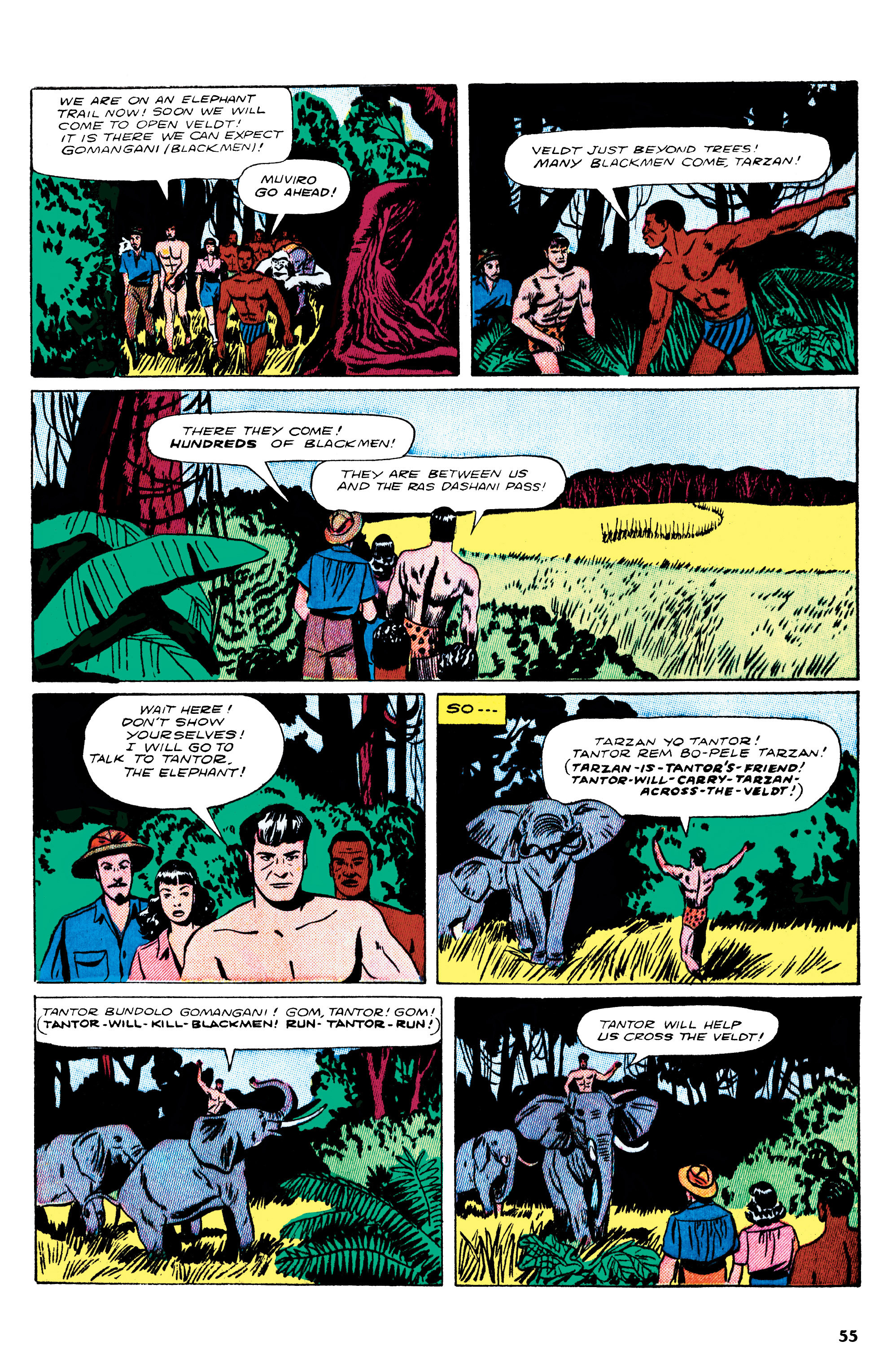 Read online Edgar Rice Burroughs Tarzan: The Jesse Marsh Years Omnibus comic -  Issue # TPB (Part 1) - 56