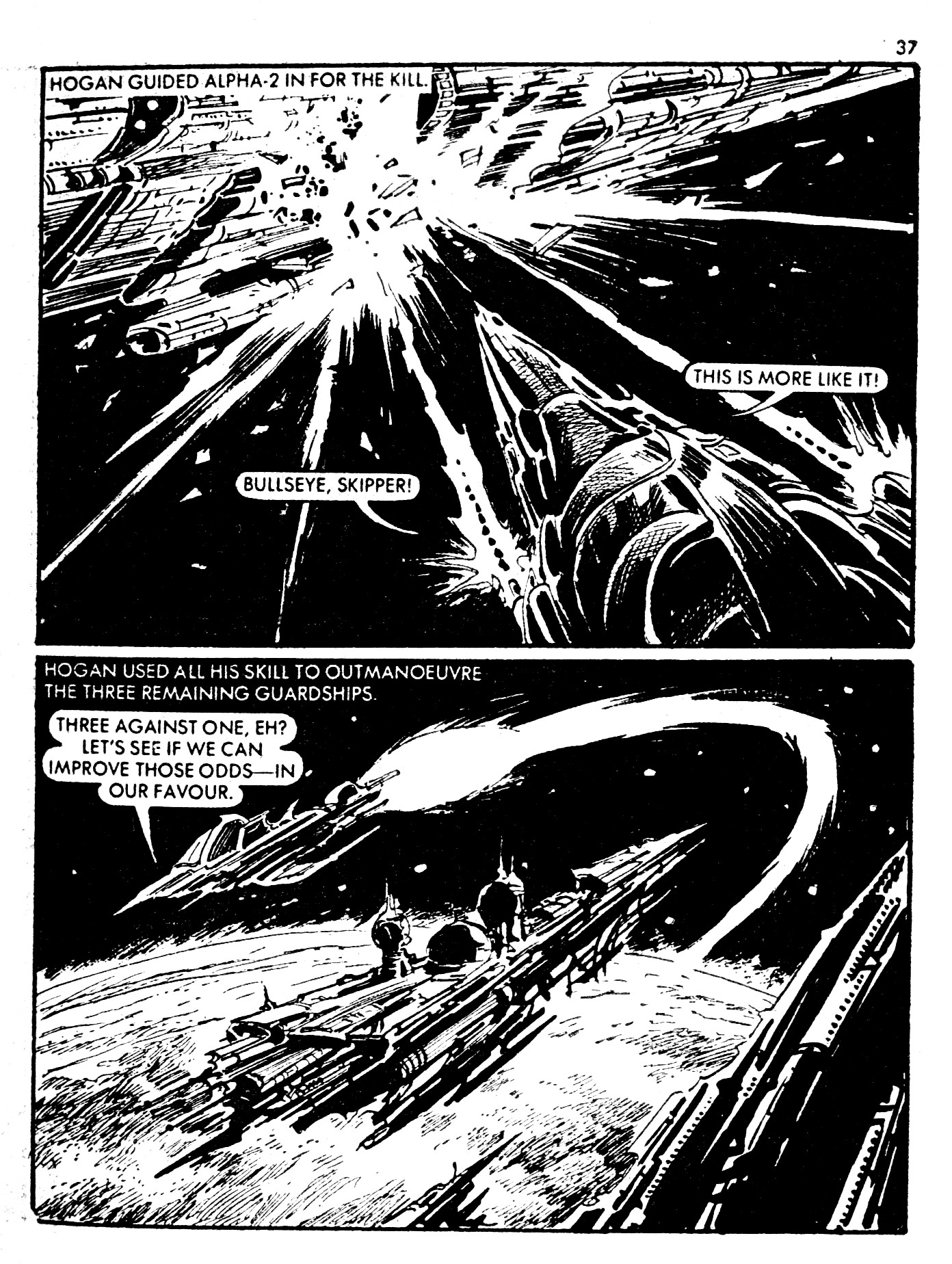 Read online Starblazer comic -  Issue #7 - 37