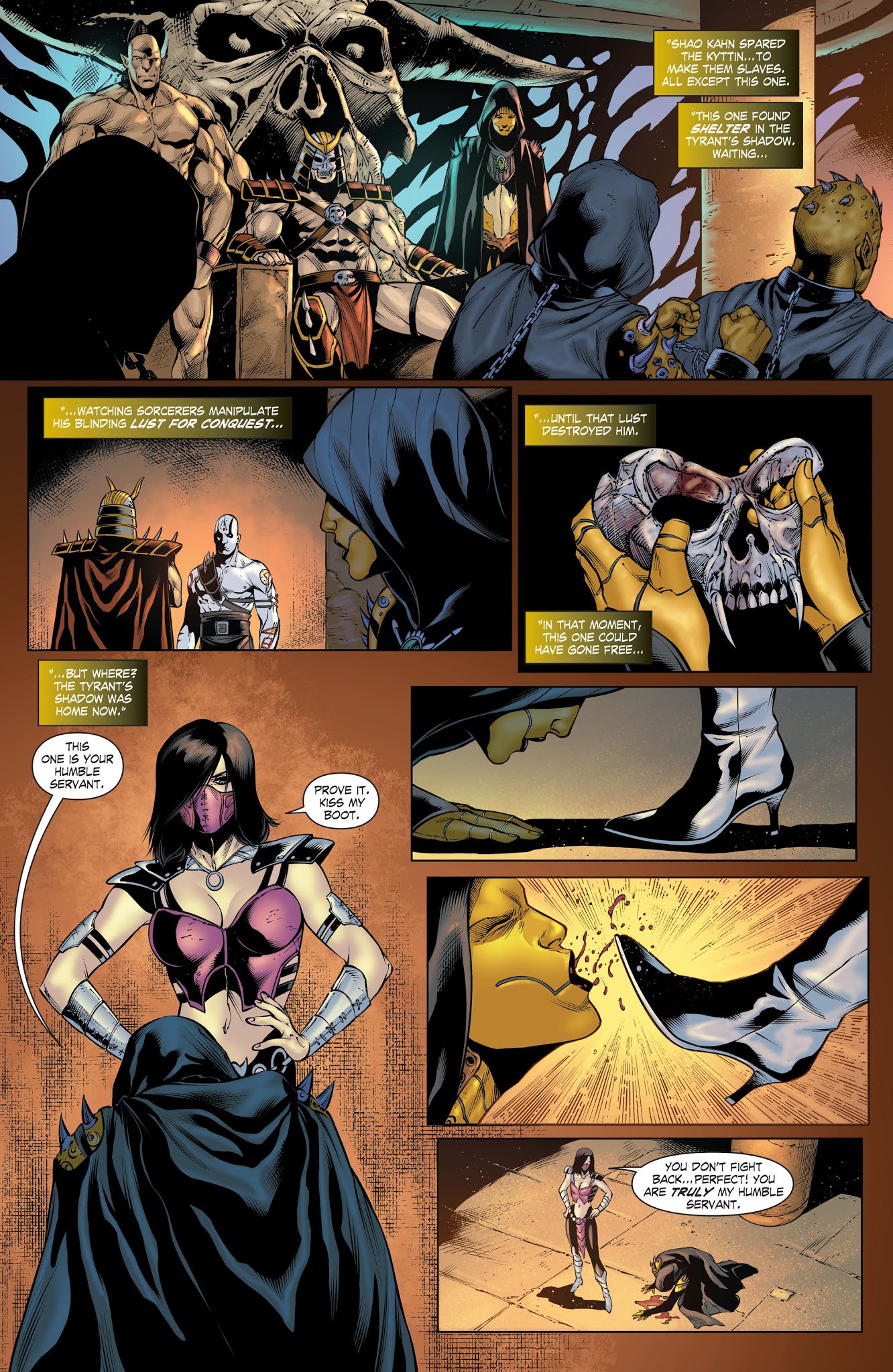 Read online Mortal Kombat X [I] comic -  Issue # _TPB 2 - 75