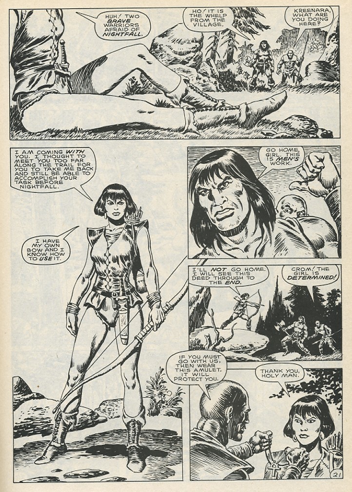 Read online The Savage Sword Of Conan comic -  Issue #141 - 27