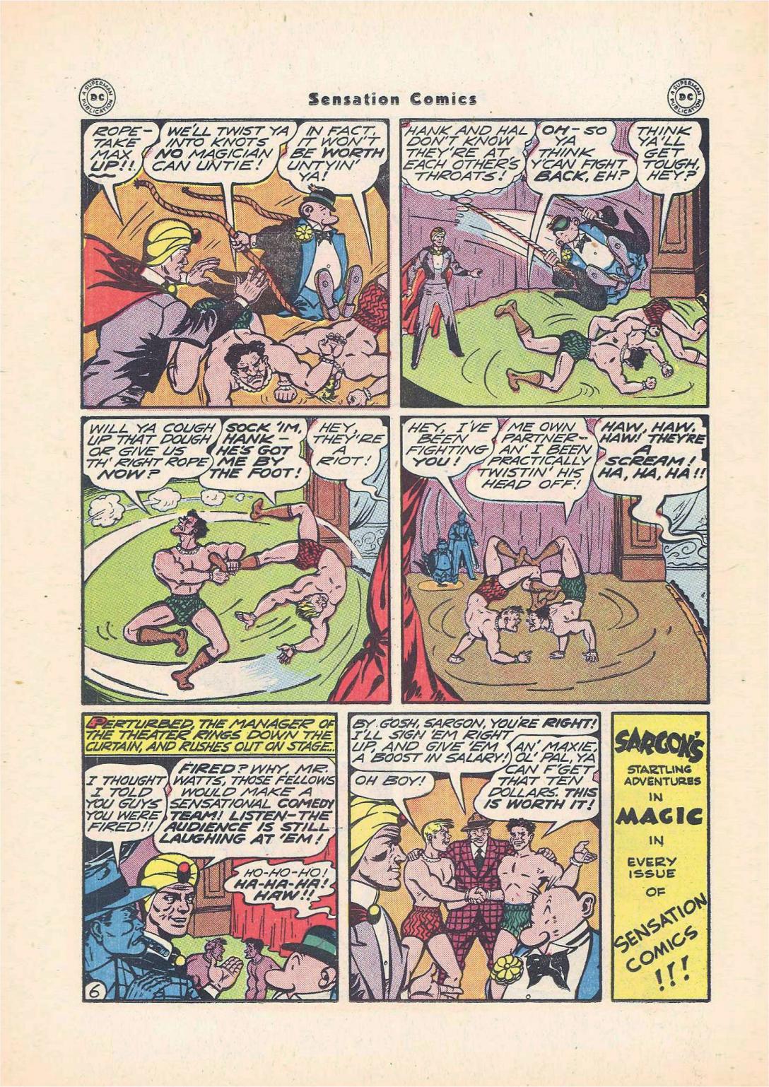 Read online Sensation (Mystery) Comics comic -  Issue #55 - 30