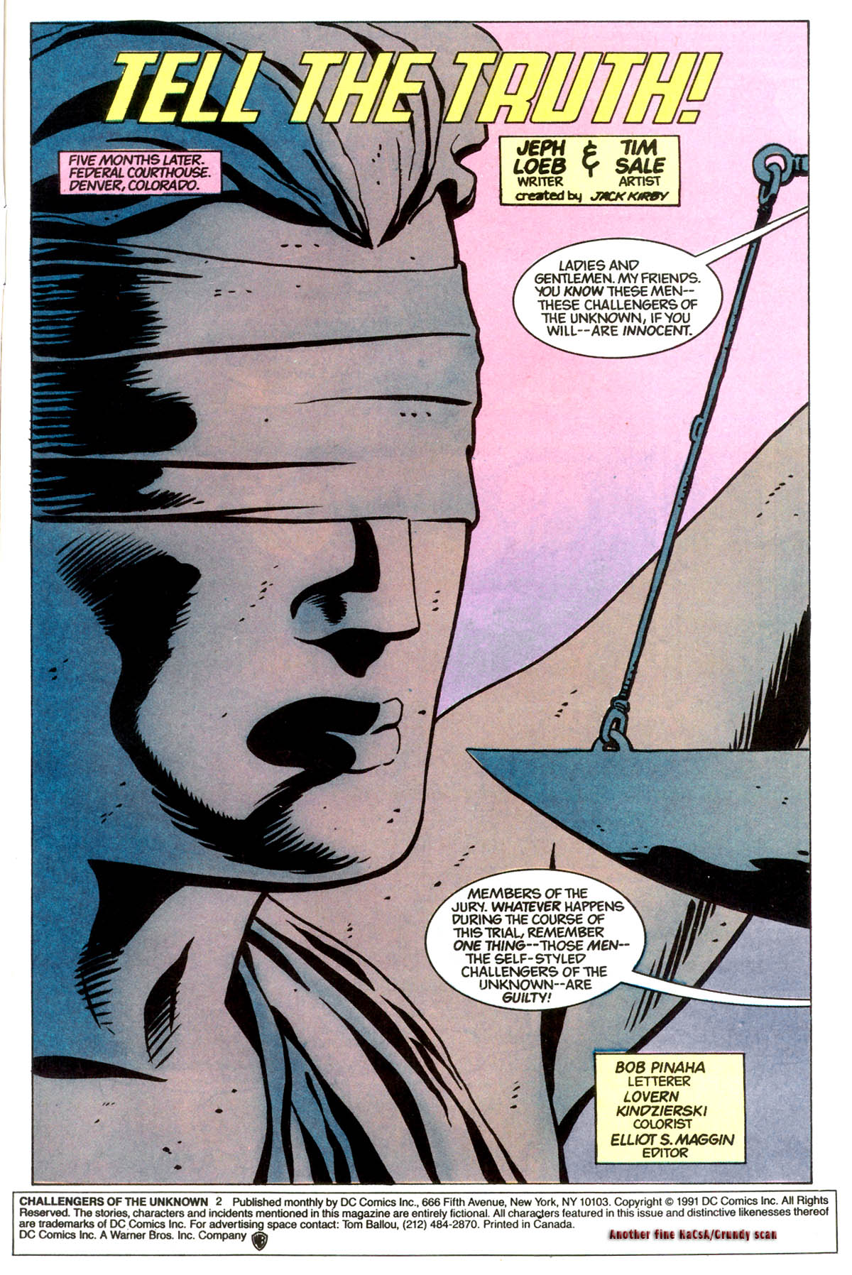 Read online Challengers of the Unknown (1991) comic -  Issue #2 - 3