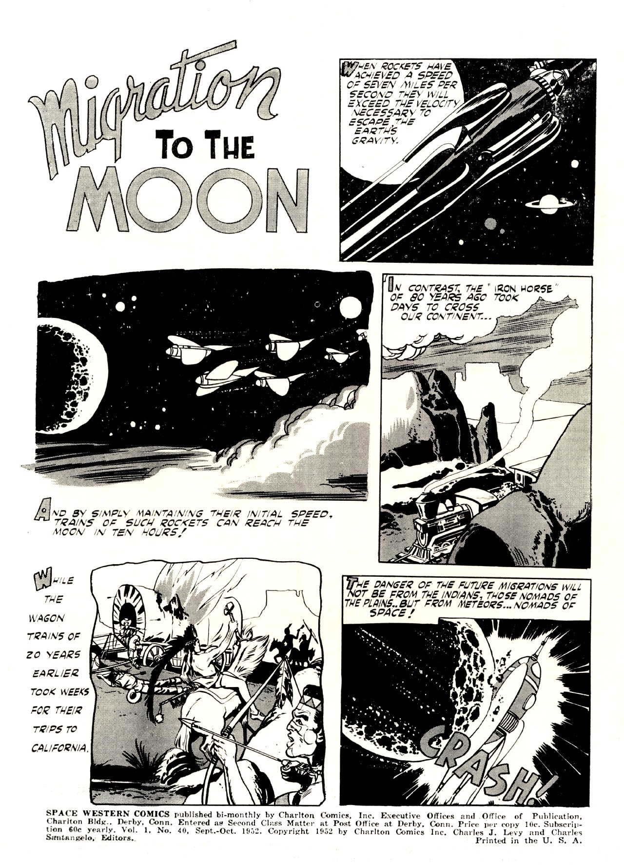 Read online Space Western Comics comic -  Issue #40 - 2