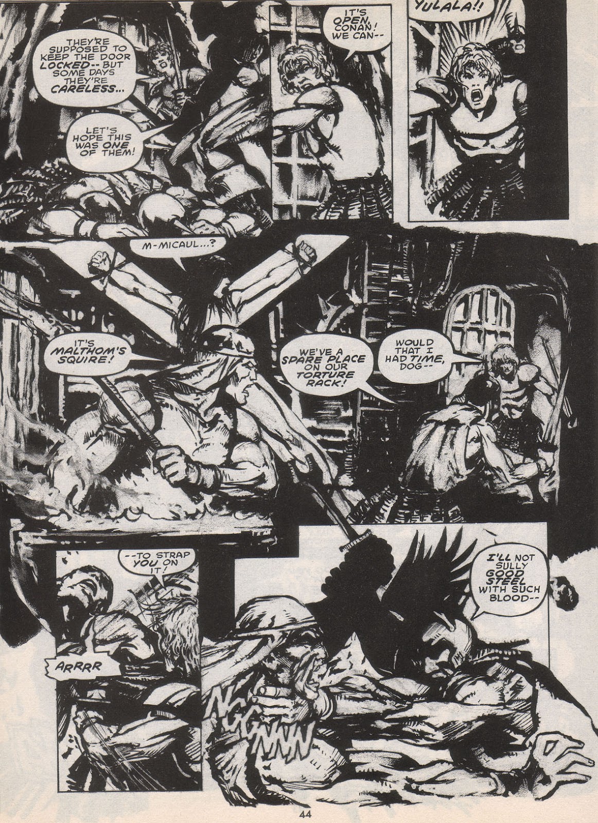 The Savage Sword Of Conan issue 222 - Page 45