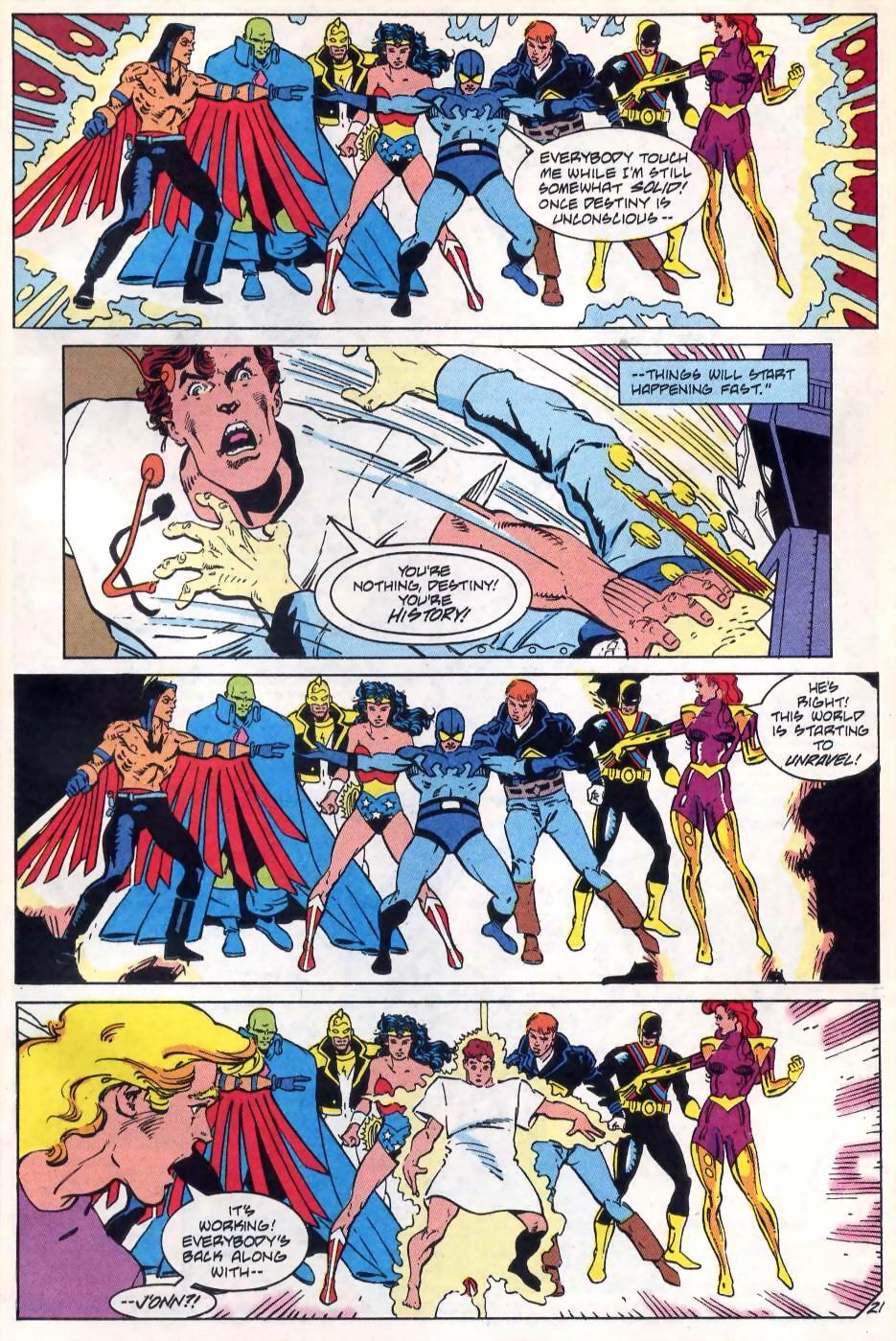 Read online Justice League America comic -  Issue #75 - 23