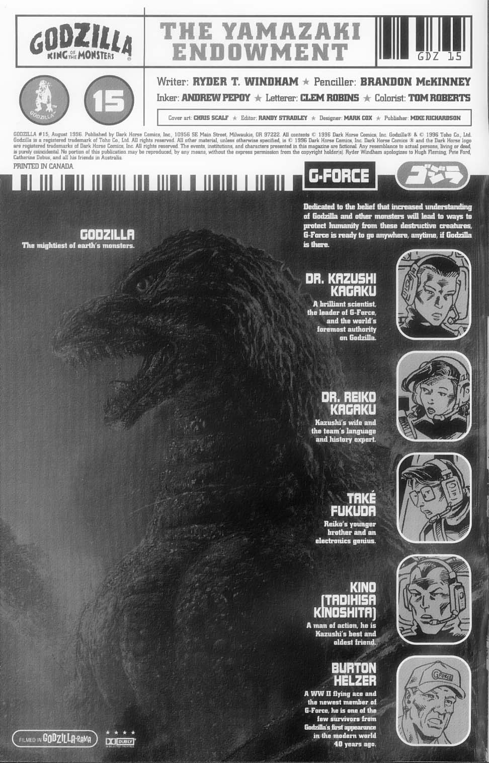 Read online Godzilla (1995) comic -  Issue #15 - 3