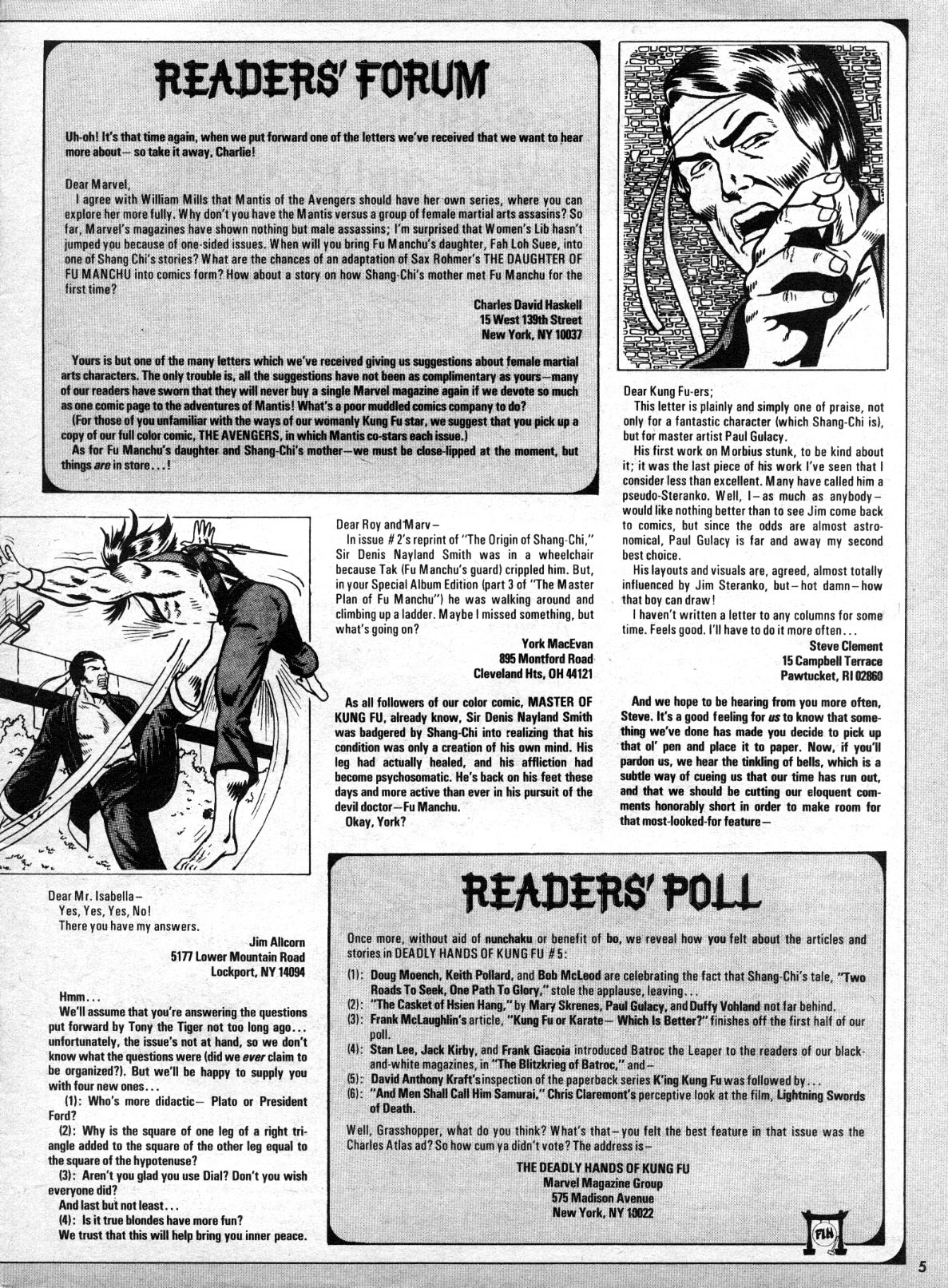 Read online The Deadly Hands of Kung Fu comic -  Issue #8 - 6