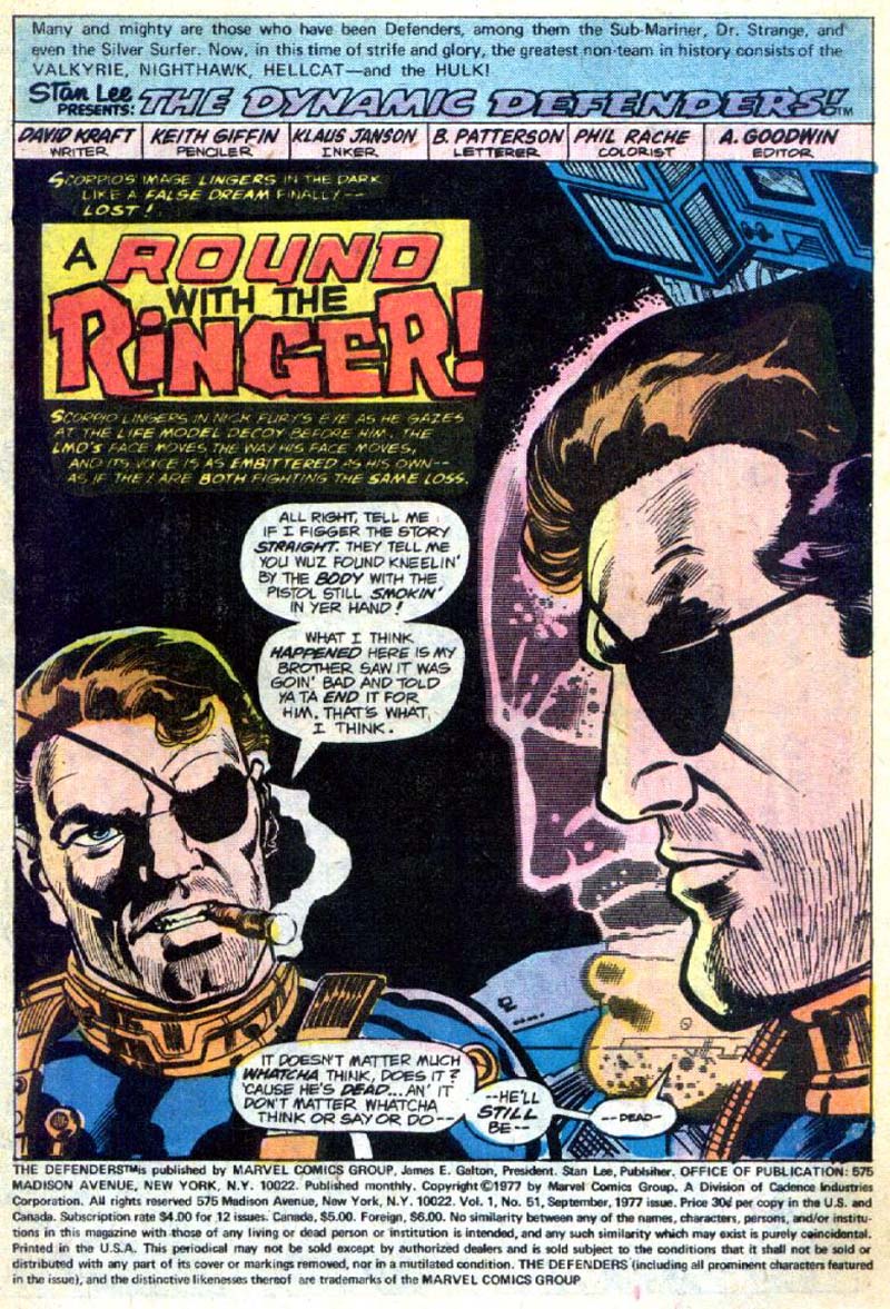 The Defenders (1972) Issue #51 #52 - English 2