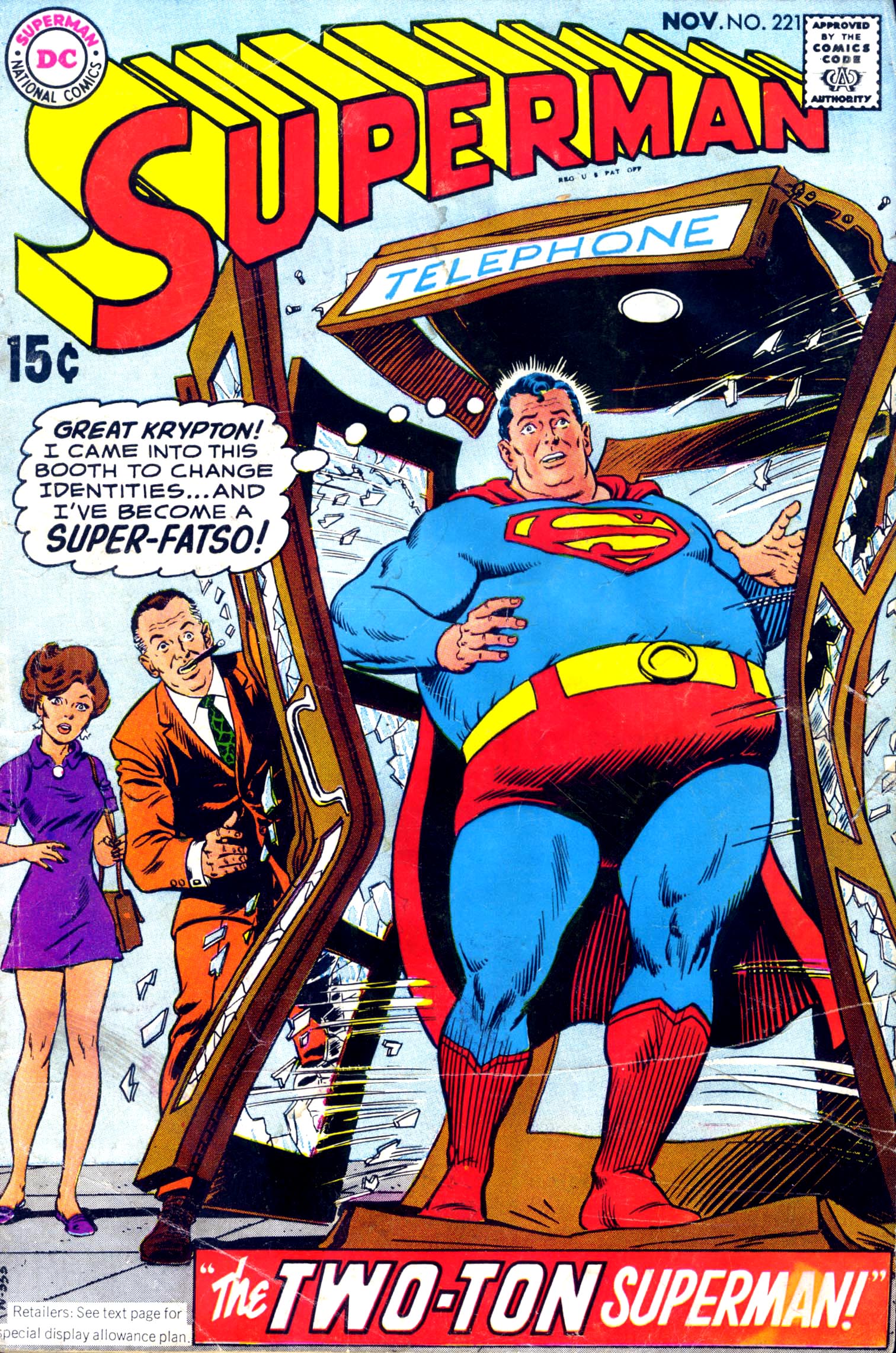 Read online Superman (1939) comic -  Issue #221 - 1