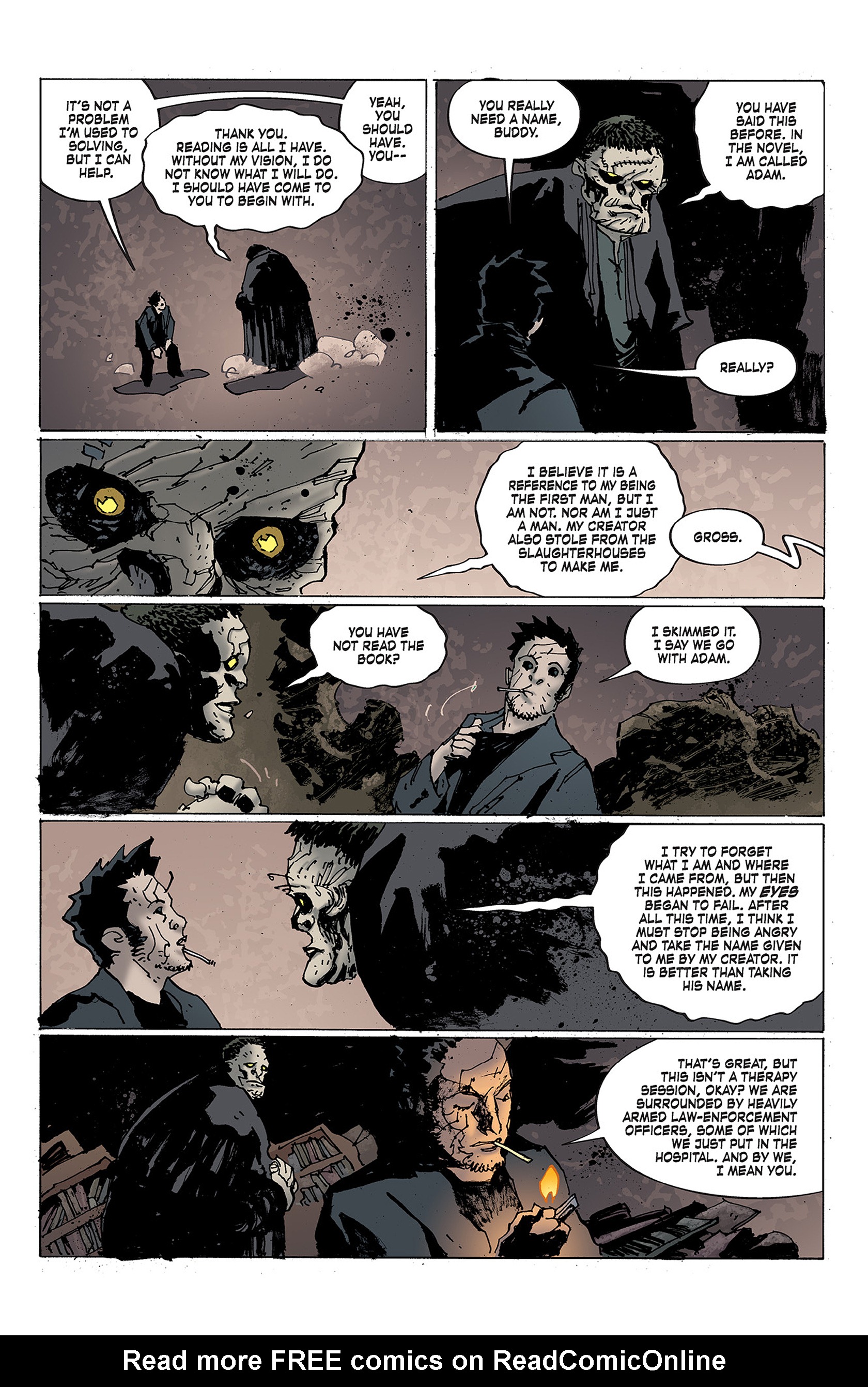 Read online Criminal Macabre: The Eyes of Frankenstein comic -  Issue #1 - 23