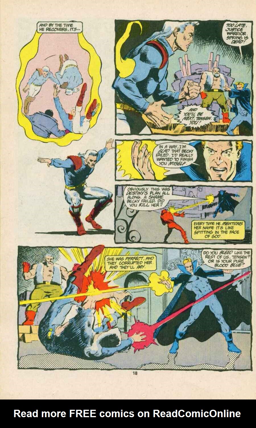 Read online Justice (1986) comic -  Issue #15 - 19