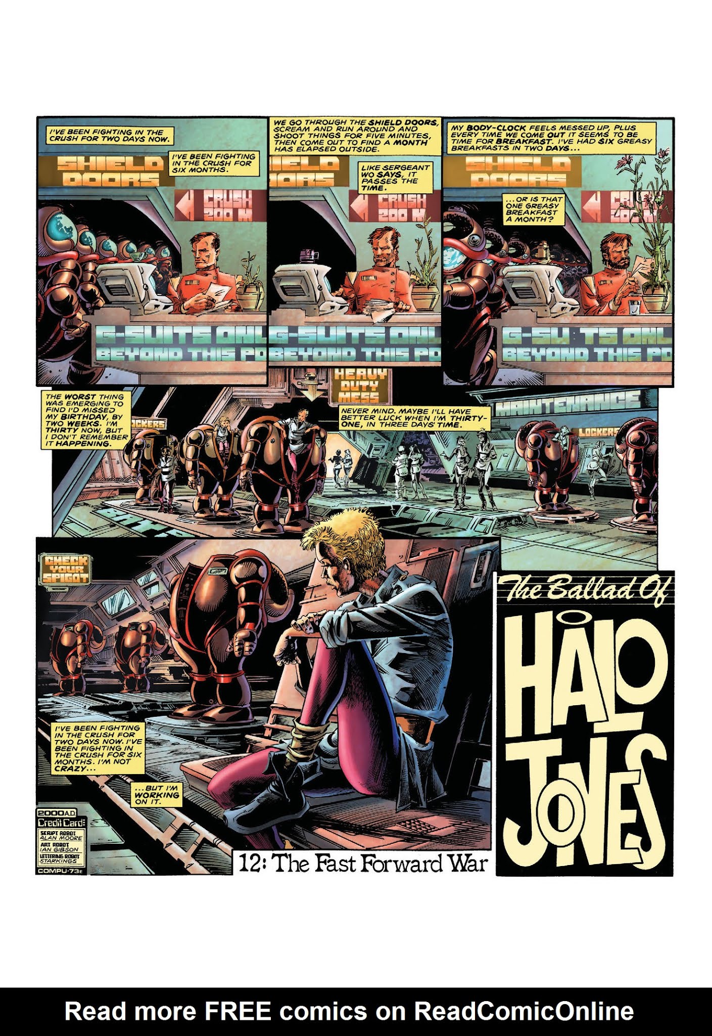 Read online The Ballad of Halo Jones (2018) comic -  Issue # TPB 3 - 65