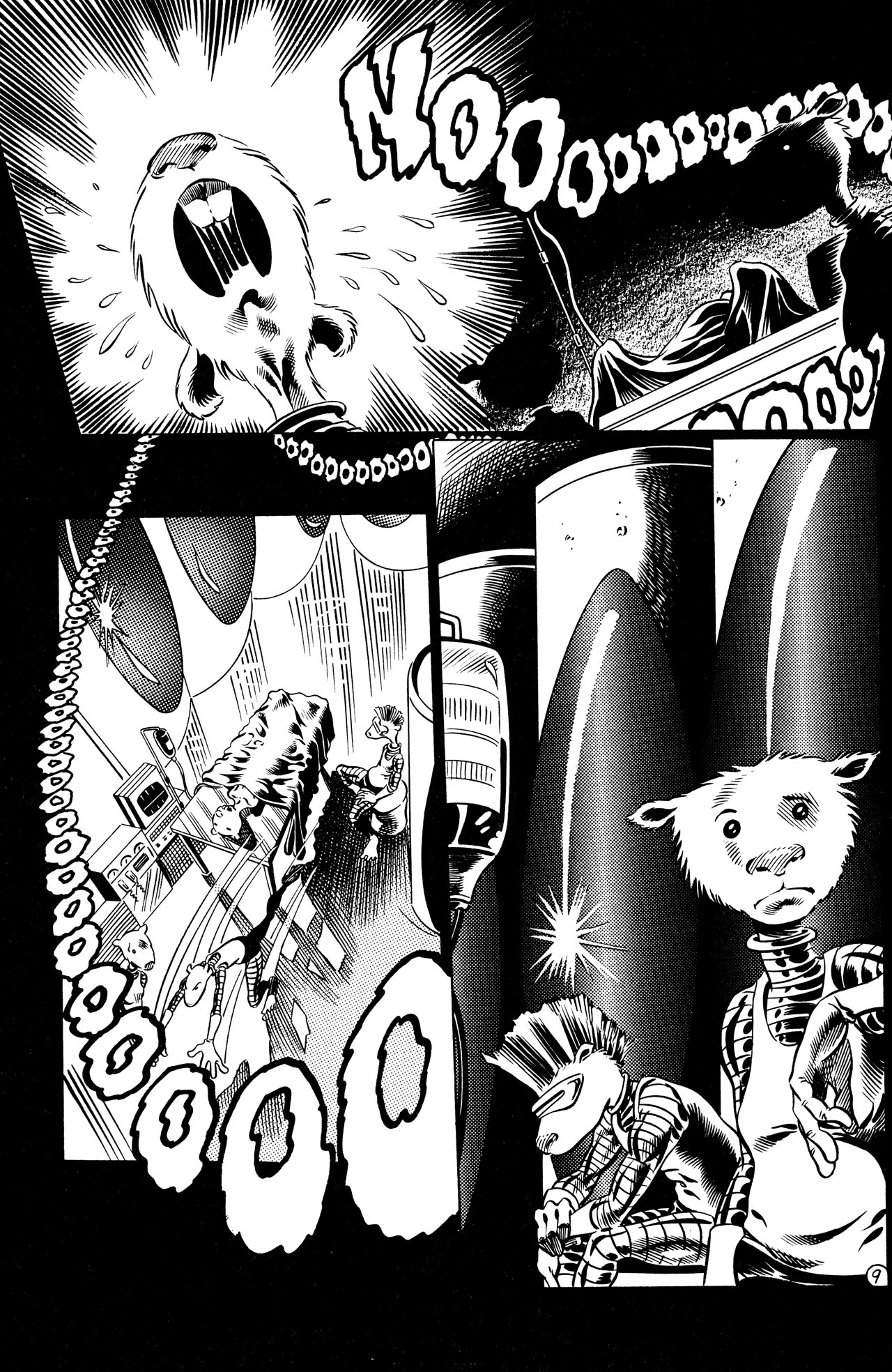 Read online Adolescent Radioactive Black Belt Hamsters comic -  Issue #8 - 10