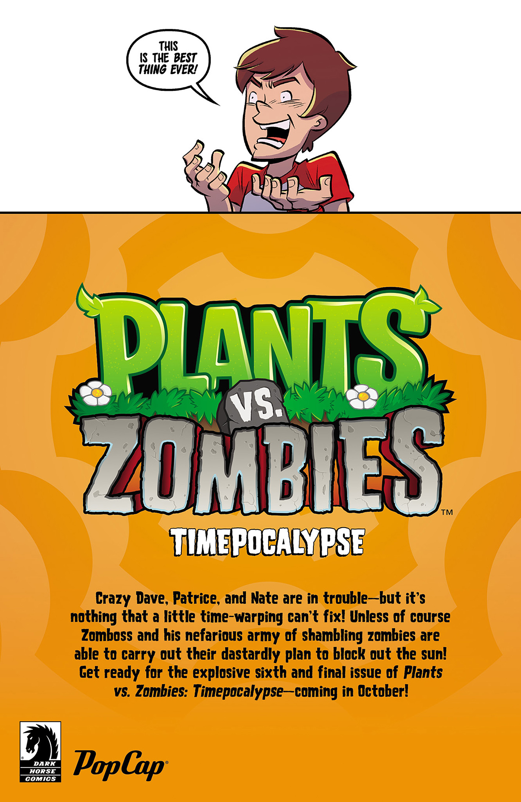 Read online Plants vs. Zombies: Timepocalypse comic -  Issue #5 - 16