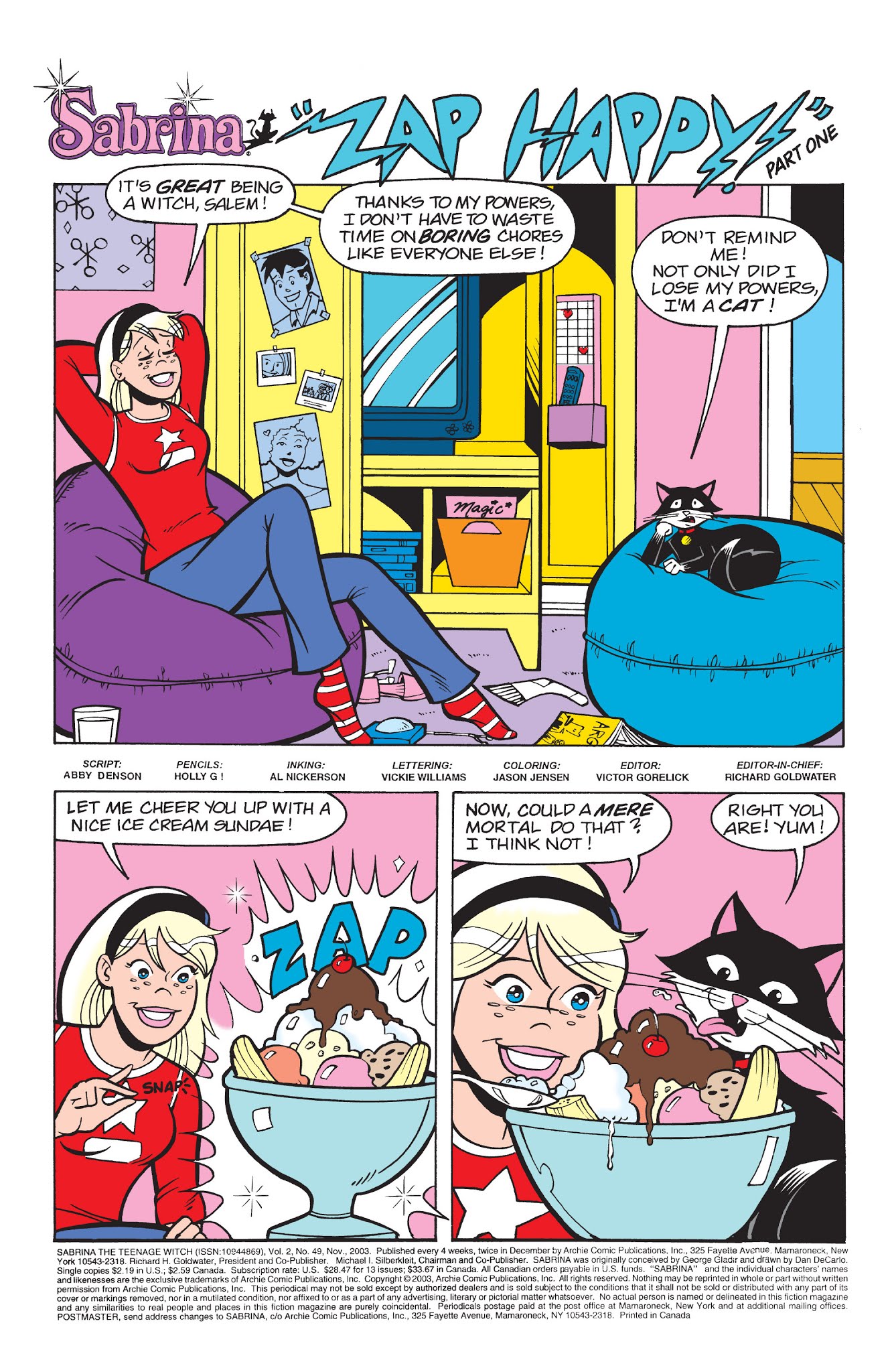 Read online Sabrina the Teenage Witch (2000) comic -  Issue #49 - 2