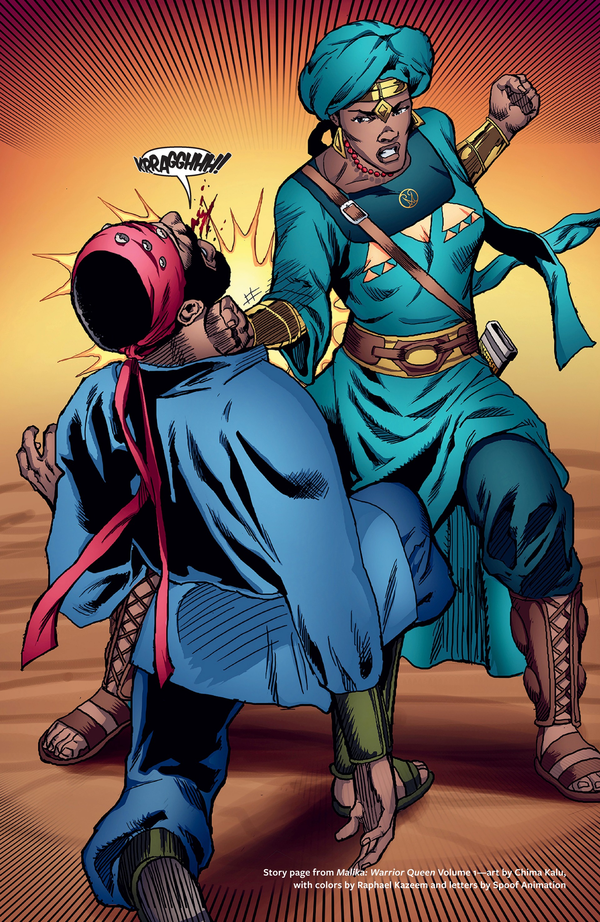 Read online Malika: Warrior Queen comic -  Issue # TPB 2 (Part 3) - 77