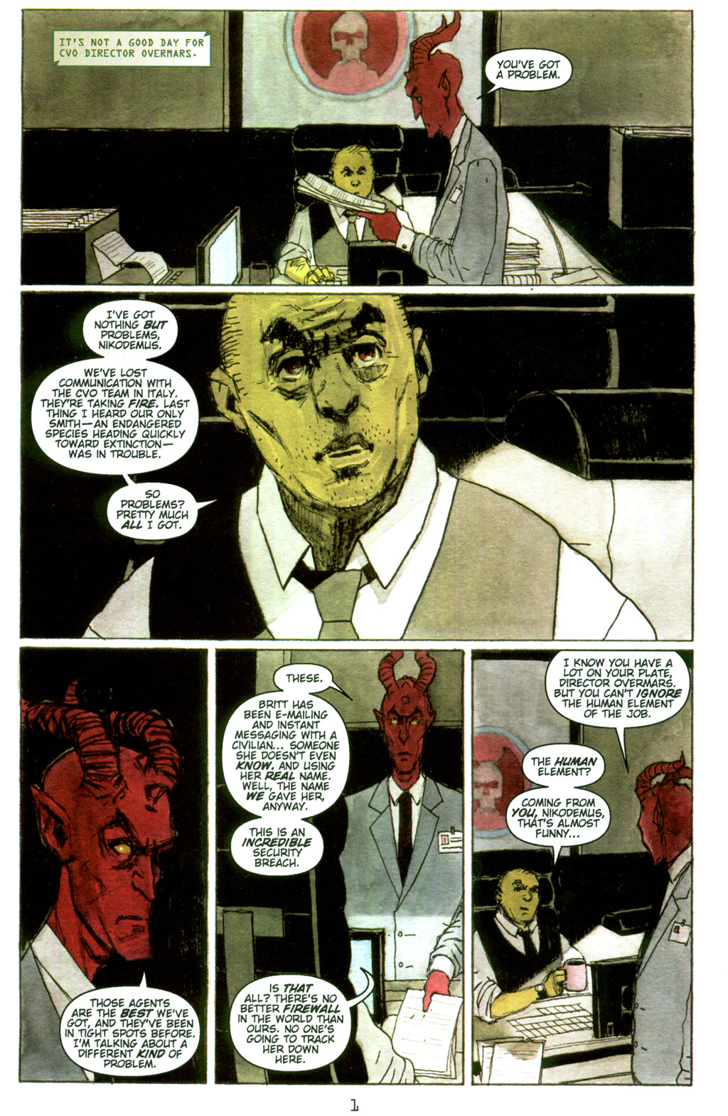 Read online CVO: Covert Vampiric Operations - Artifact comic -  Issue #2 - 3