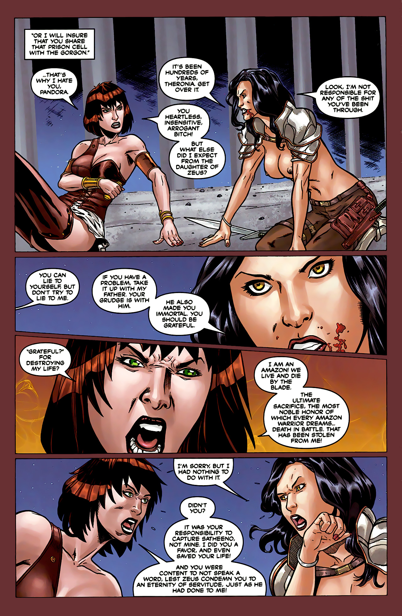 Read online War Goddess comic -  Issue #7 - 9