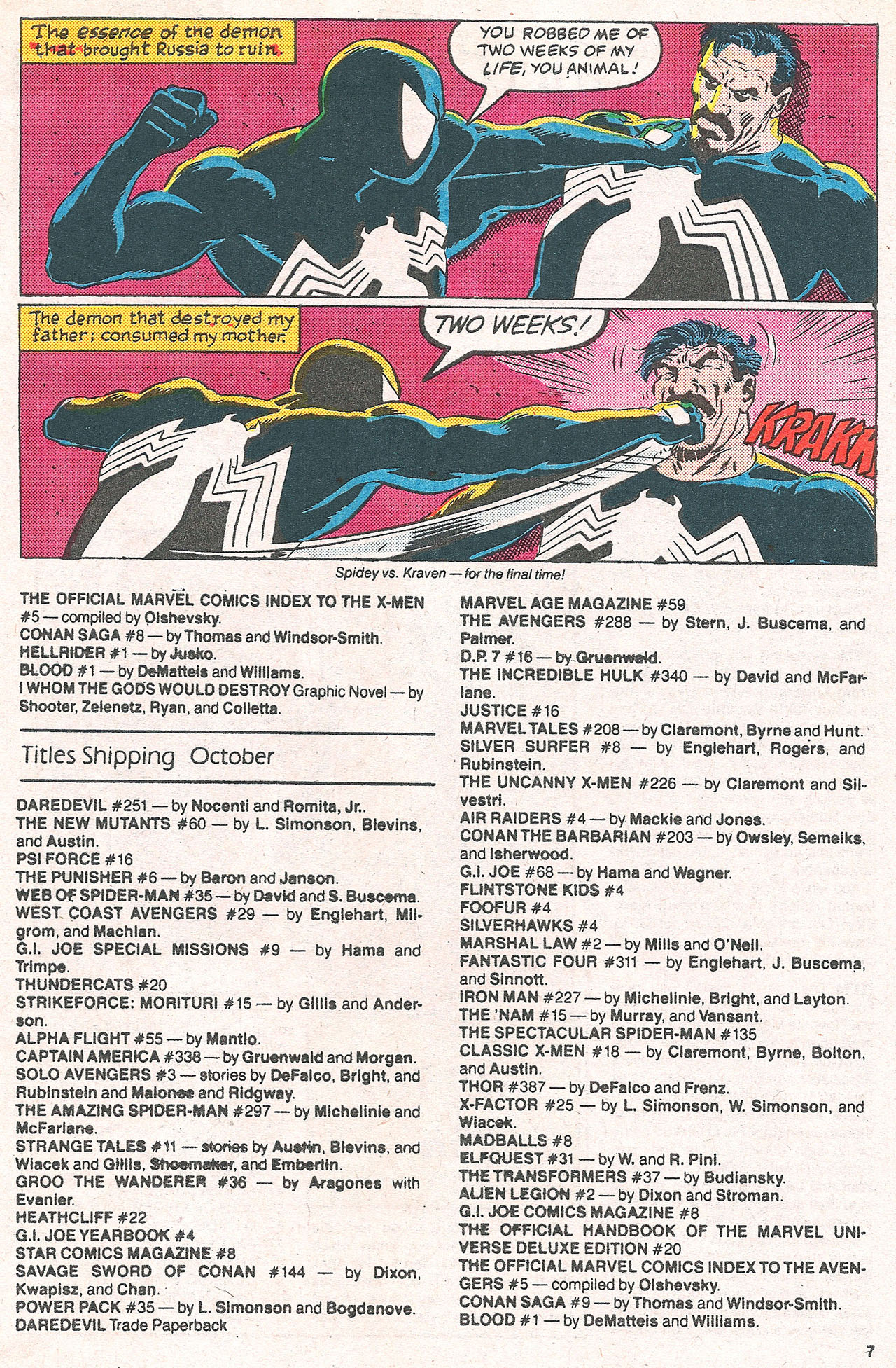 Read online Marvel Age comic -  Issue #56 - 9