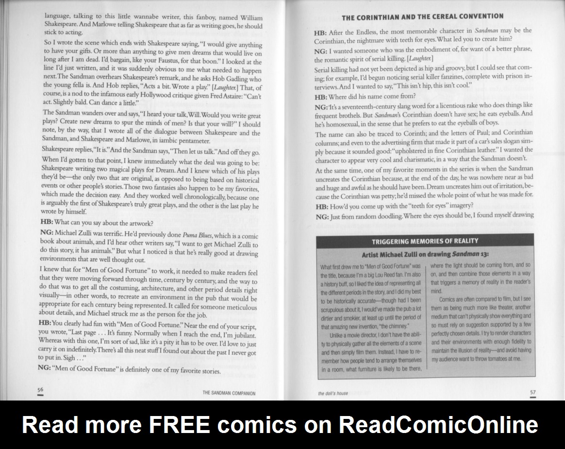 Read online The Sandman Companion comic -  Issue # TPB - 36