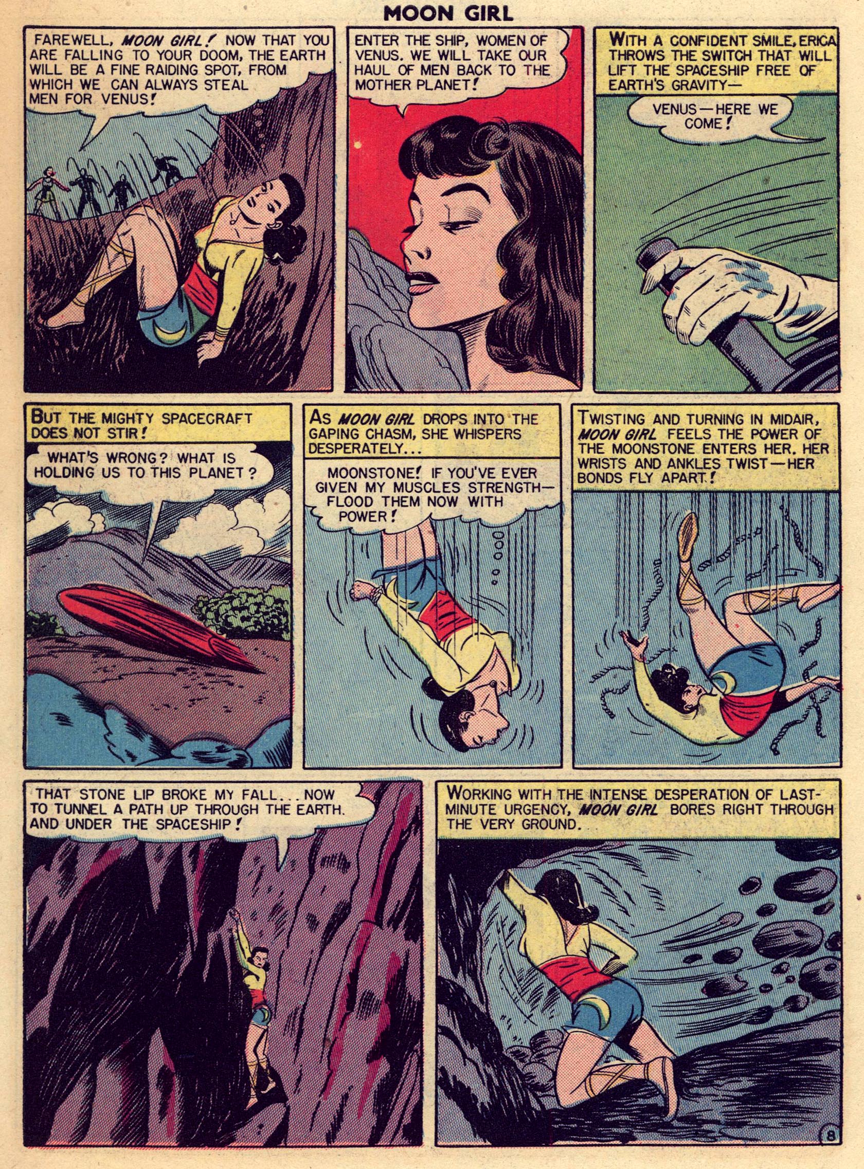 Read online Moon Girl (1947) comic -  Issue #6 - 10