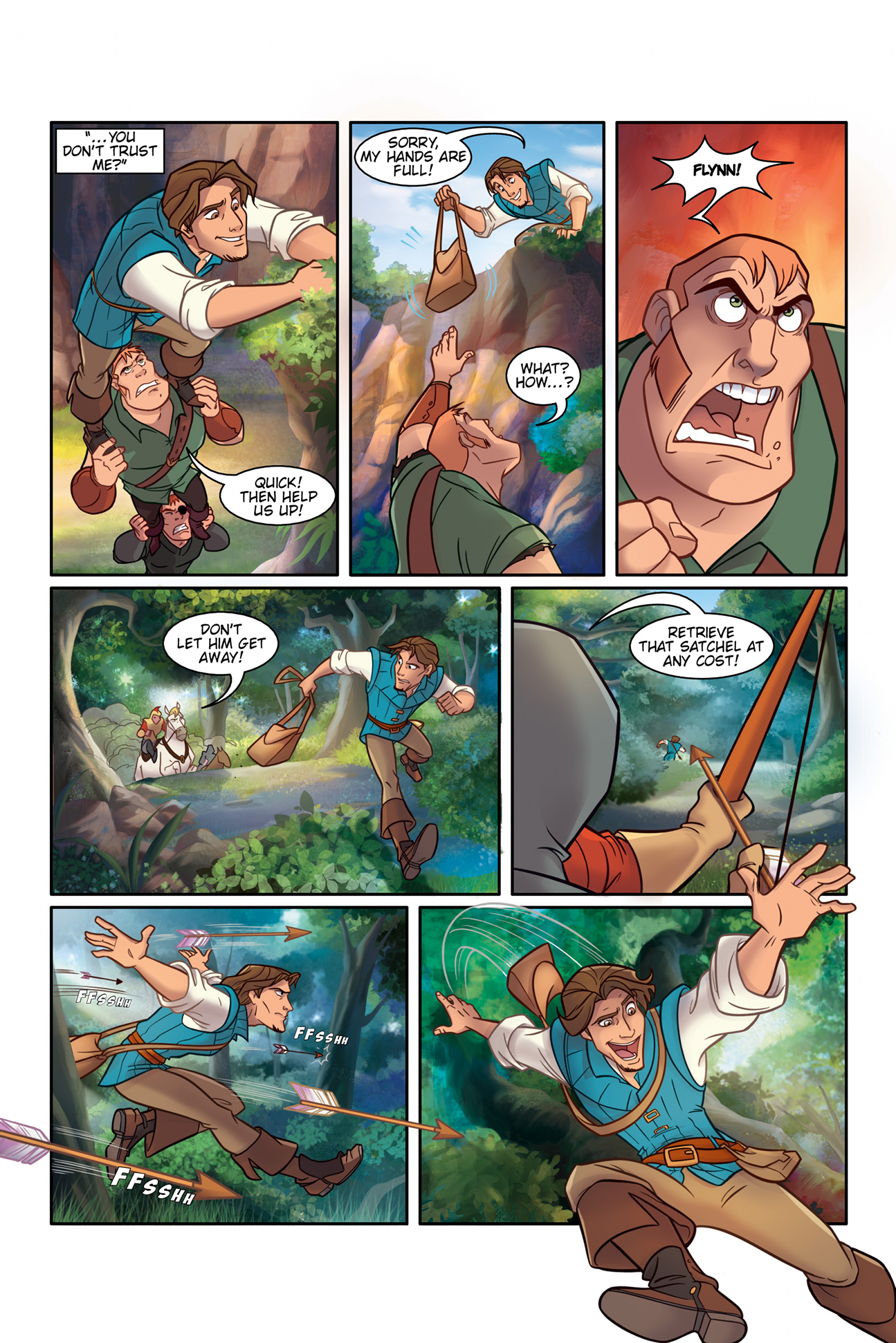 Read online Disney Tangled: The Story of the Movie in Comics comic -  Issue # Full - 15