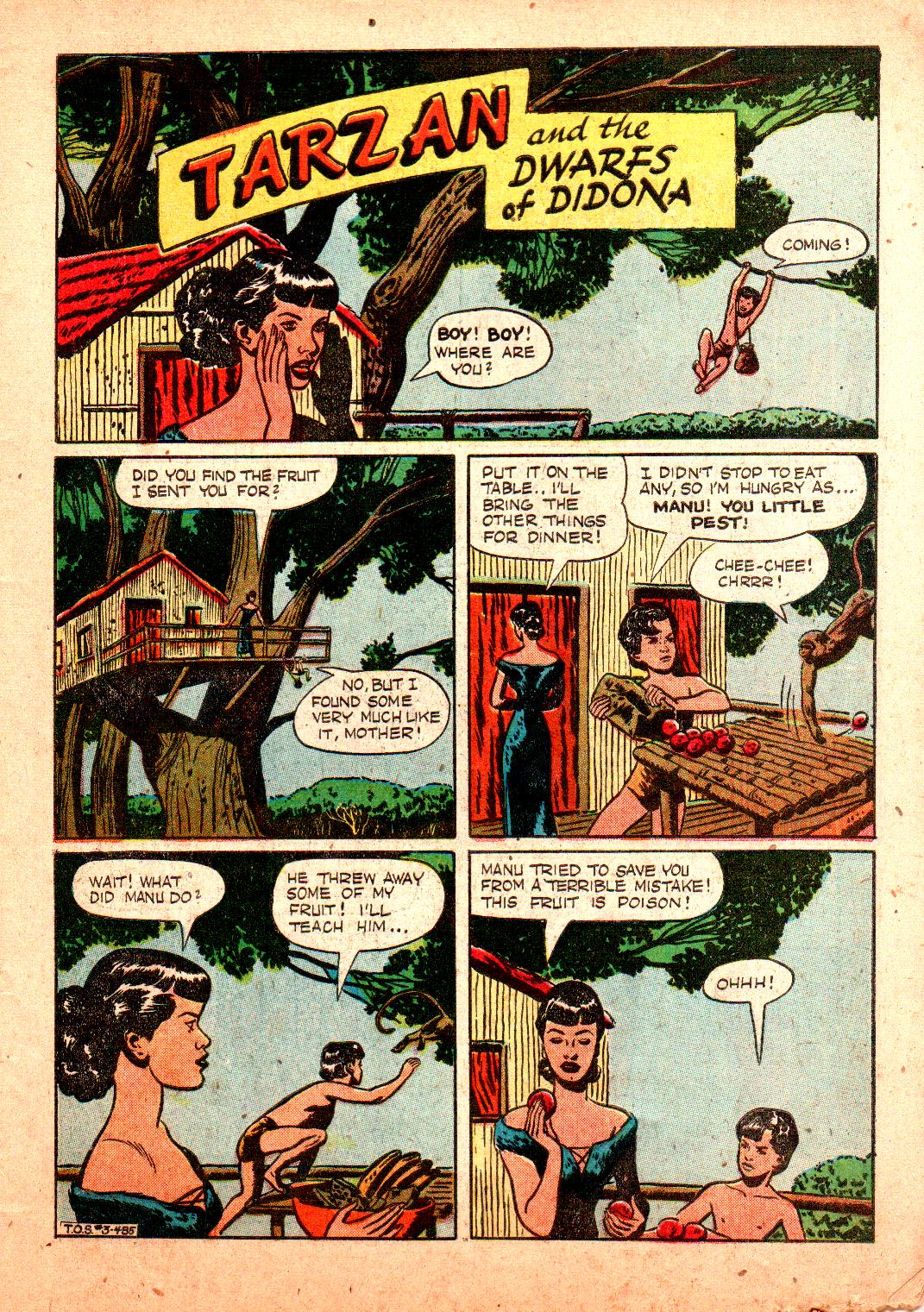 Read online Tarzan (1948) comic -  Issue #3 - 3