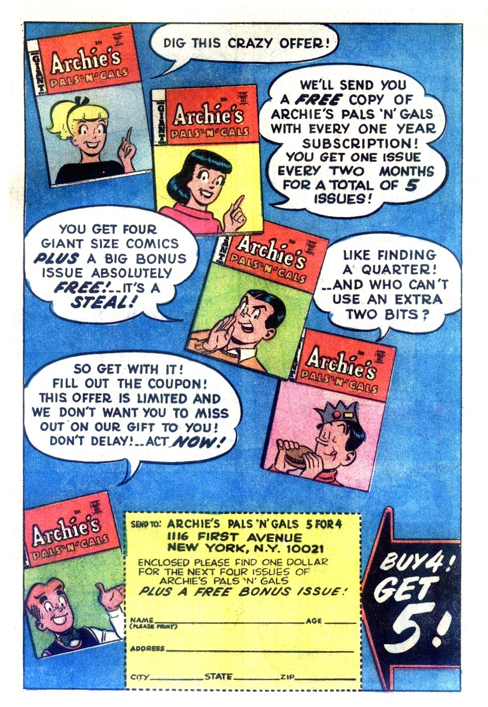Read online The Adventures of Little Archie comic -  Issue #50 - 55