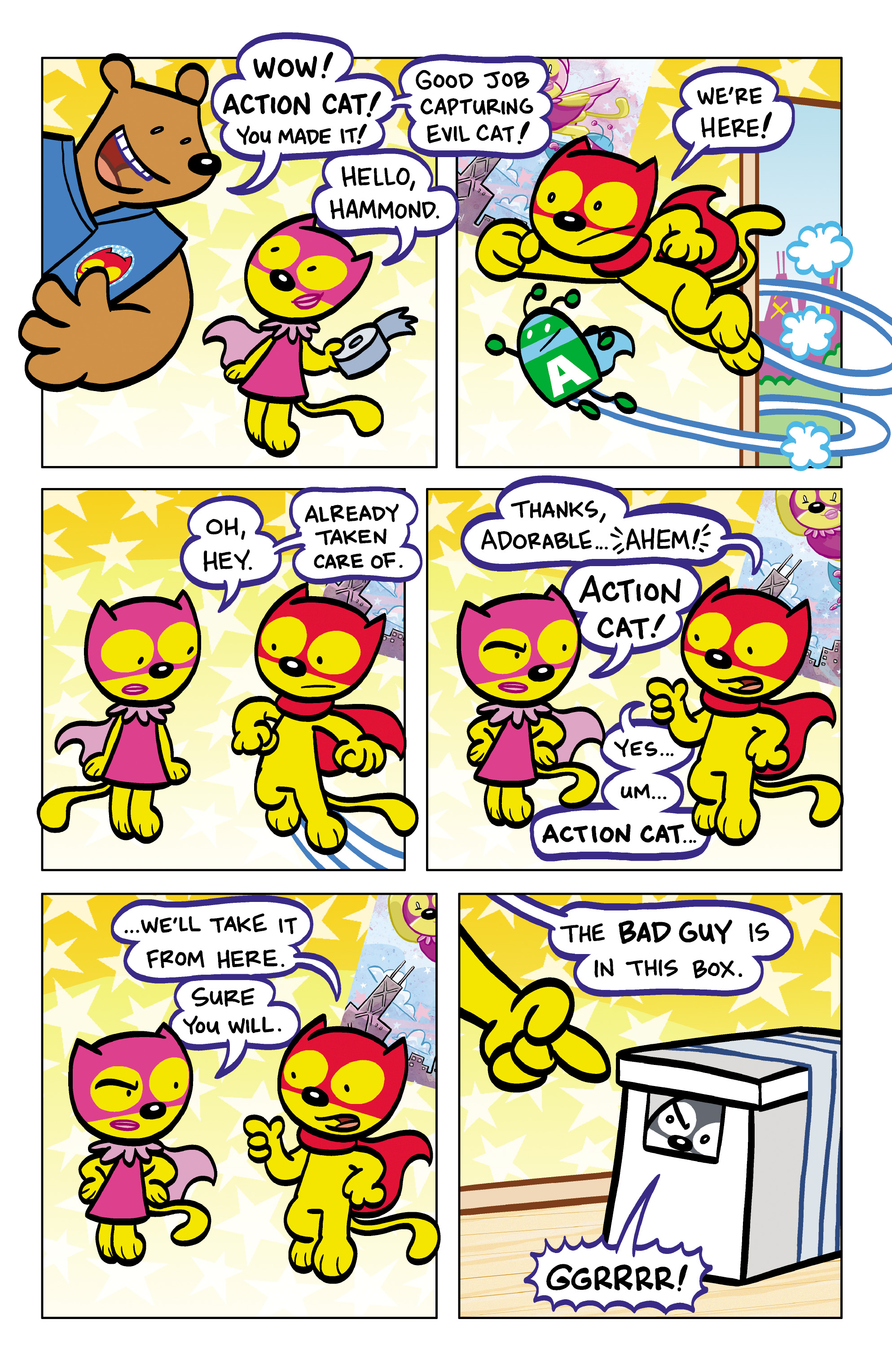 Read online Aw Yeah Comics: Action Cat & Adventure Bug comic -  Issue #1 - 8