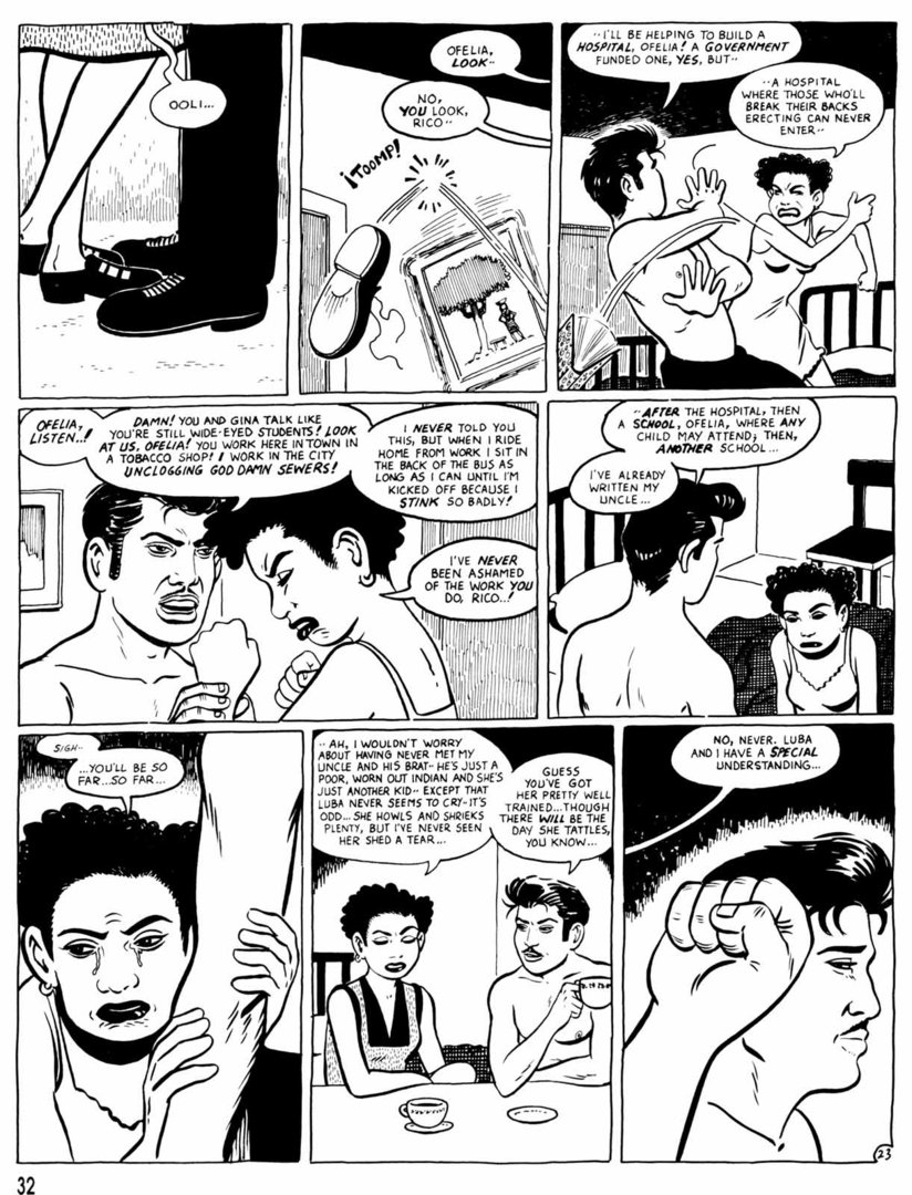 Read online Love and Rockets (1982) comic -  Issue #30 - 35