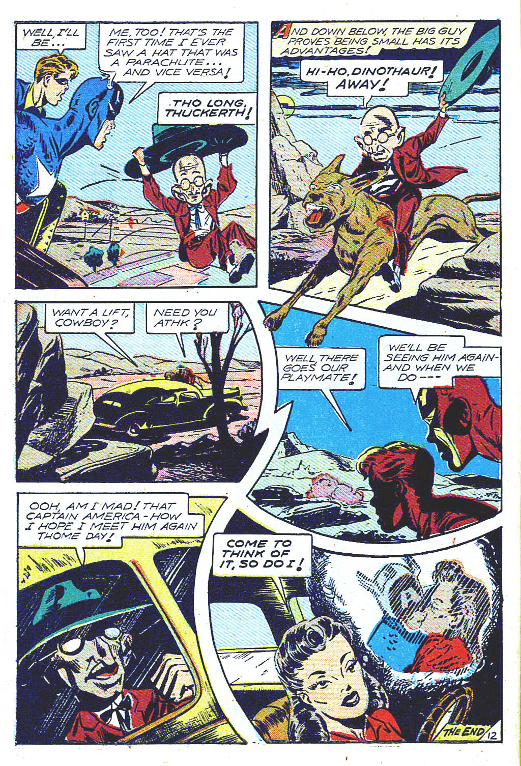 Read online Captain America Comics comic -  Issue #54 - 14