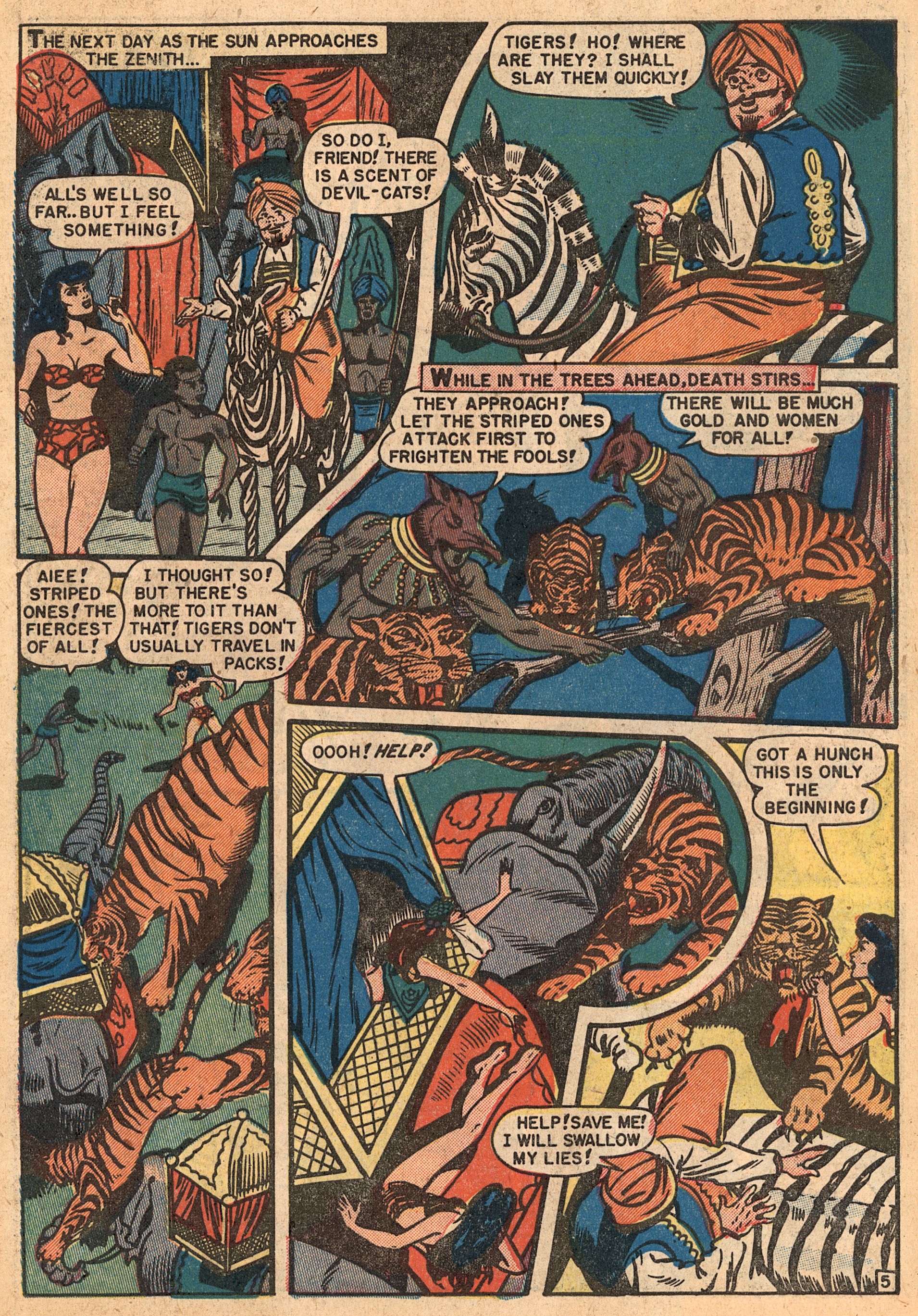 Read online Terrors of the Jungle comic -  Issue #4 - 7