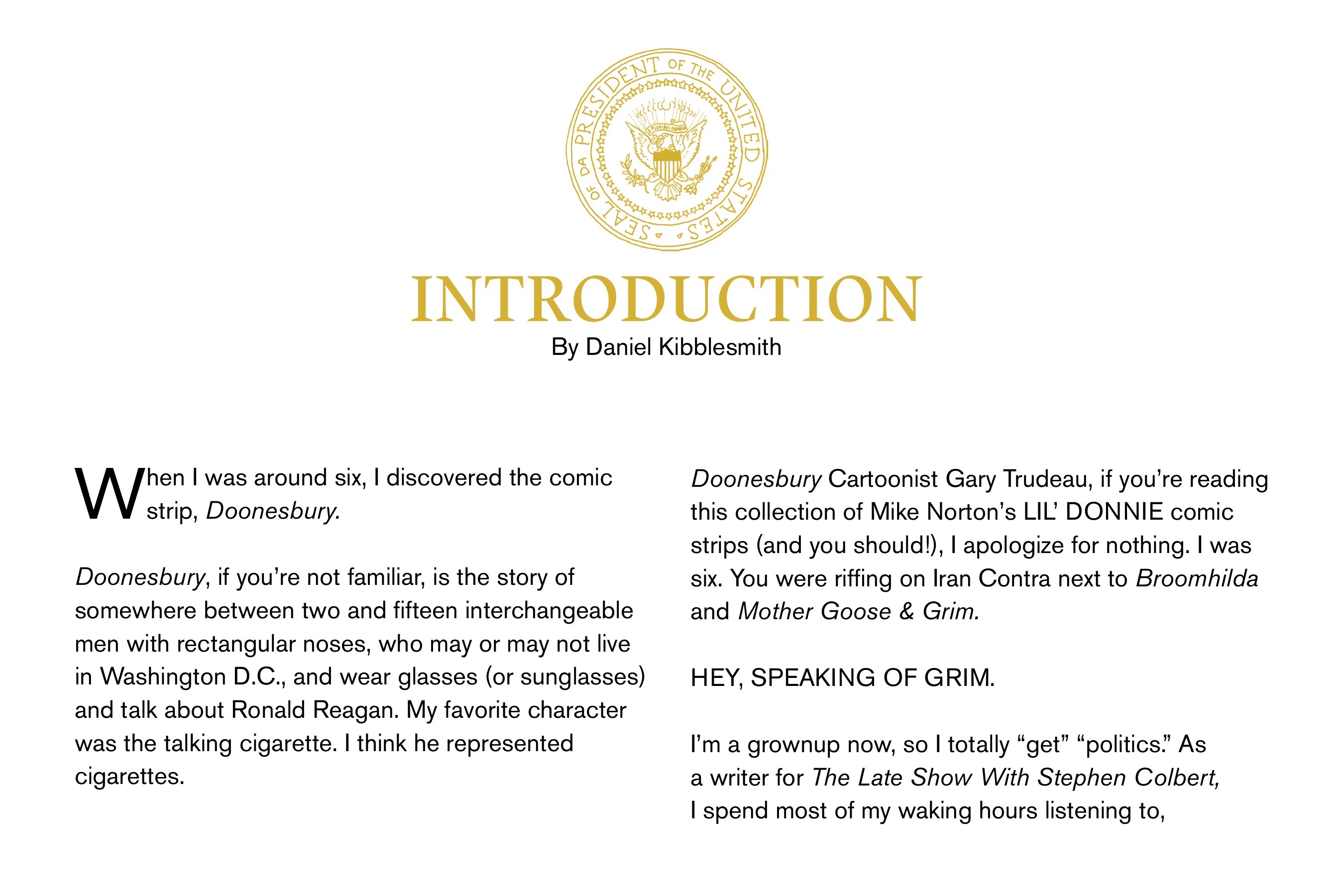 Read online Lil' Donnie: Executive Privilege comic -  Issue # TPB - 6